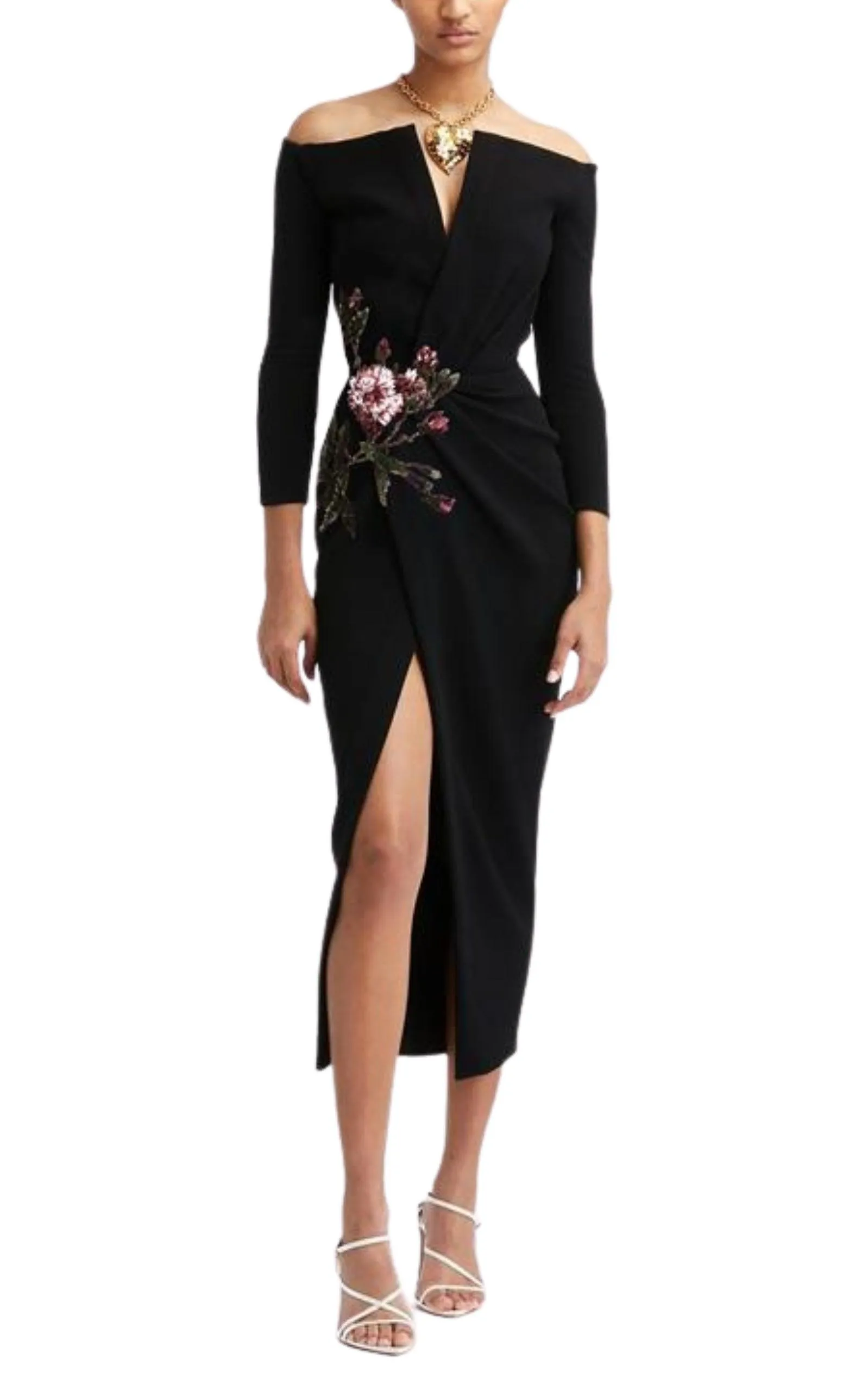 V-neck Crystal Cocktail Dress sold by Runaway Catalog product image thumbnail 2