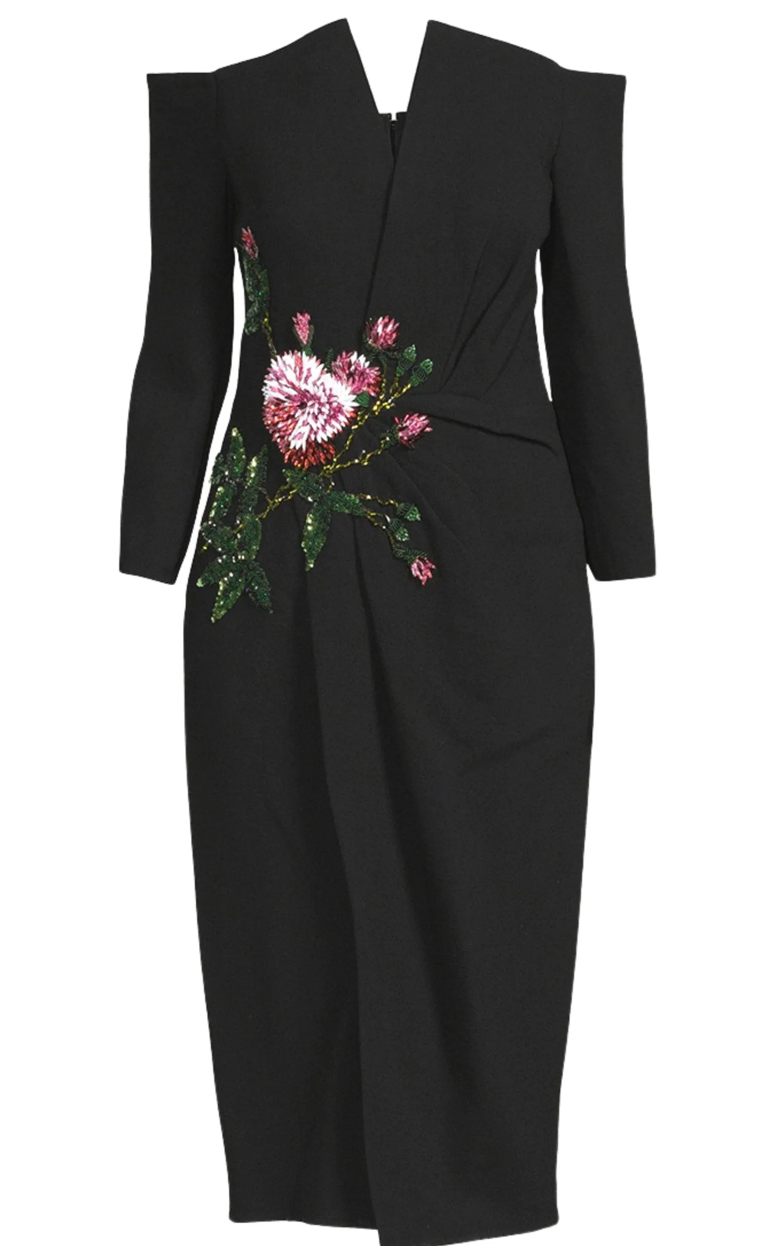 V-neck Crystal Cocktail Dress sold by Runaway Catalog