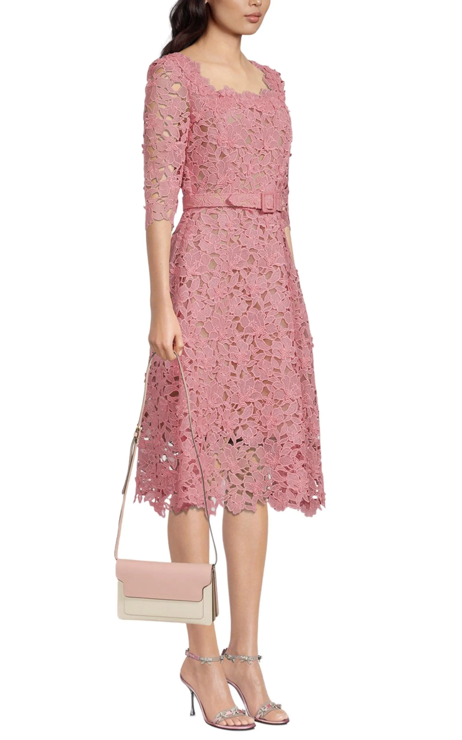 Floral Guipure Lace Dress sold by Runaway Catalog product image thumbnail 3