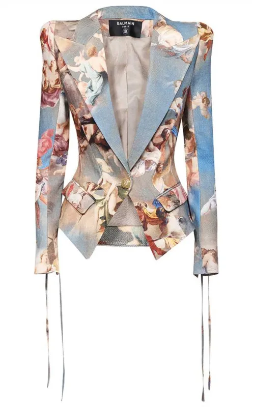 Sky Printed Canvas Jacket sold by Runaway Catalog