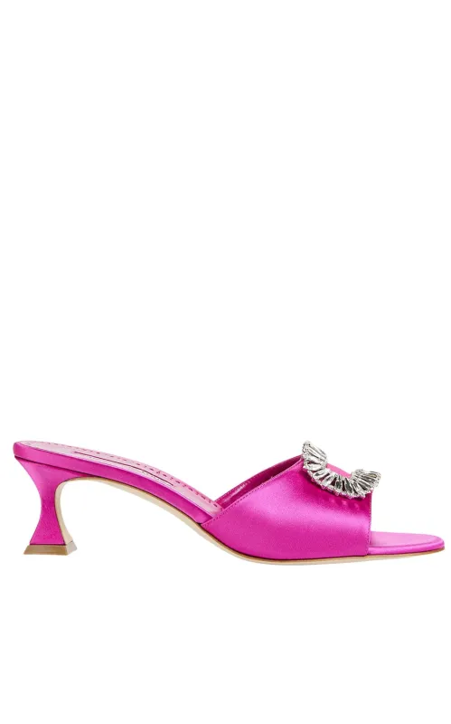 Laalita Crystal Satin Mules sold by Runaway Catalog