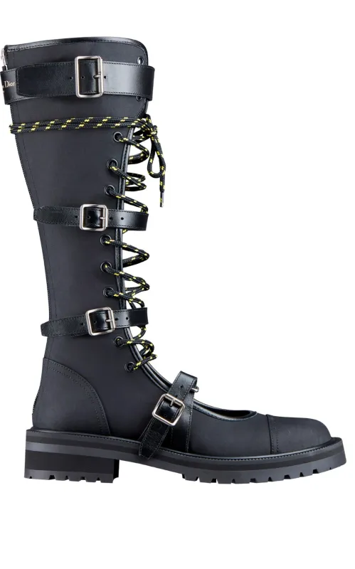 Dioranger Boots in Black Technical Fabric sold by Runaway Catalog