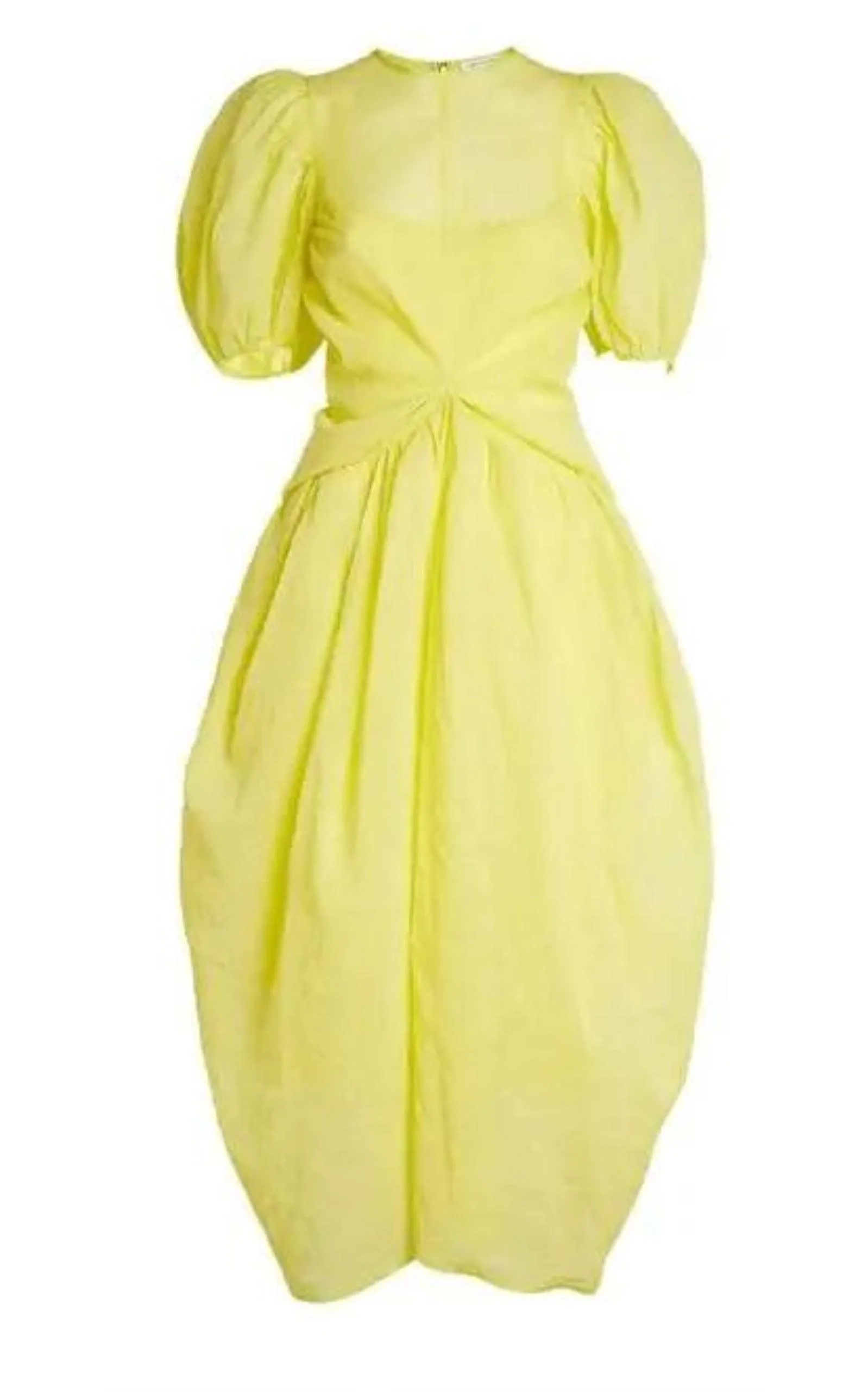 Juniper Puff-Sleeved Midi Dress sold by Runaway Catalog