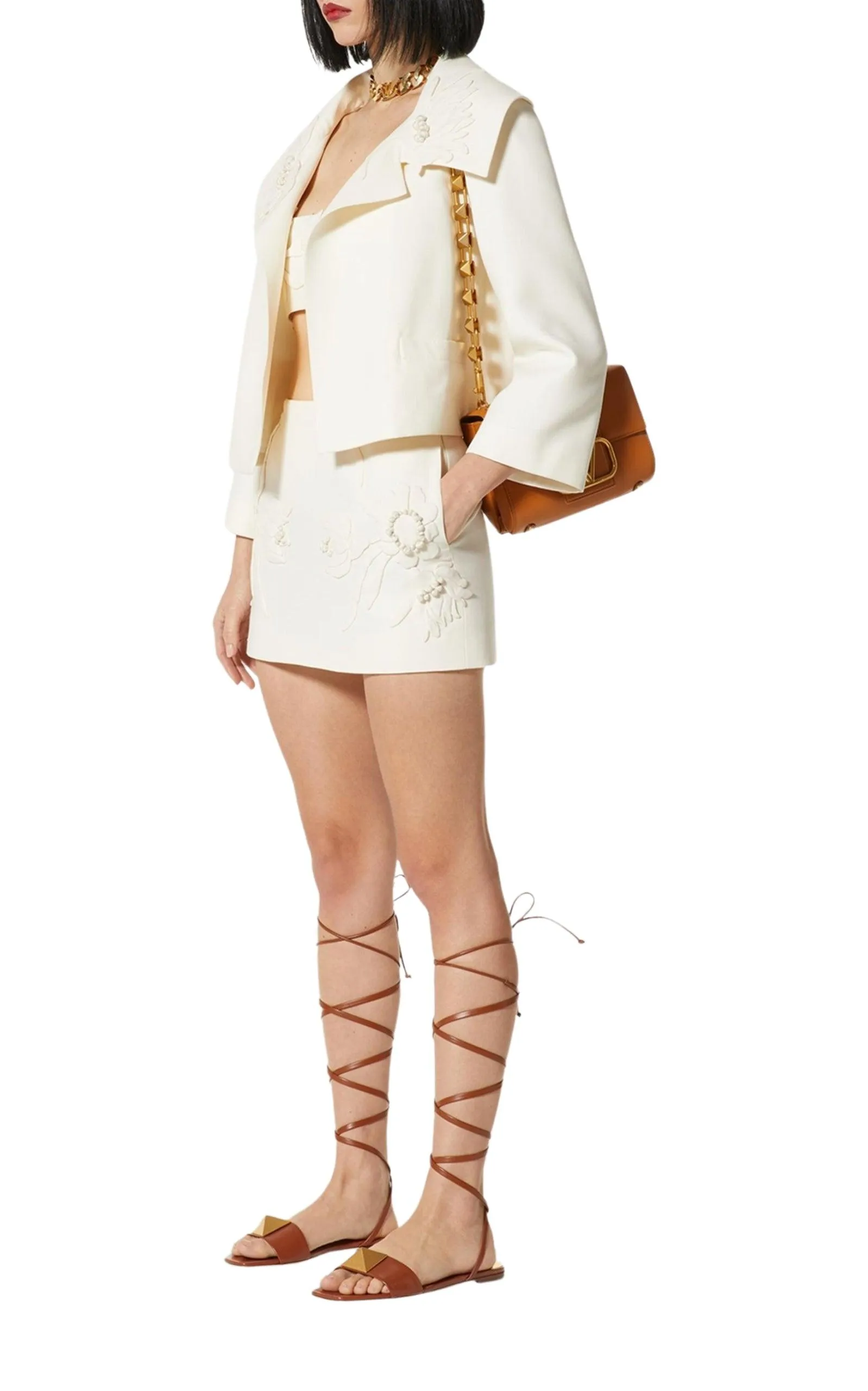 Floral-embroidered Mini Skirt sold by Runaway Catalog product image thumbnail 3