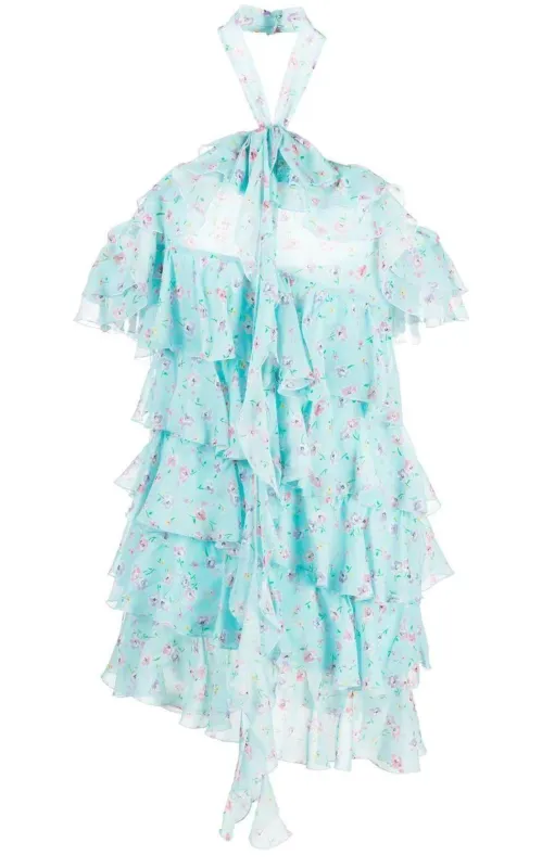 Violet Silk Georgette Mini Dress sold by Runaway Catalog