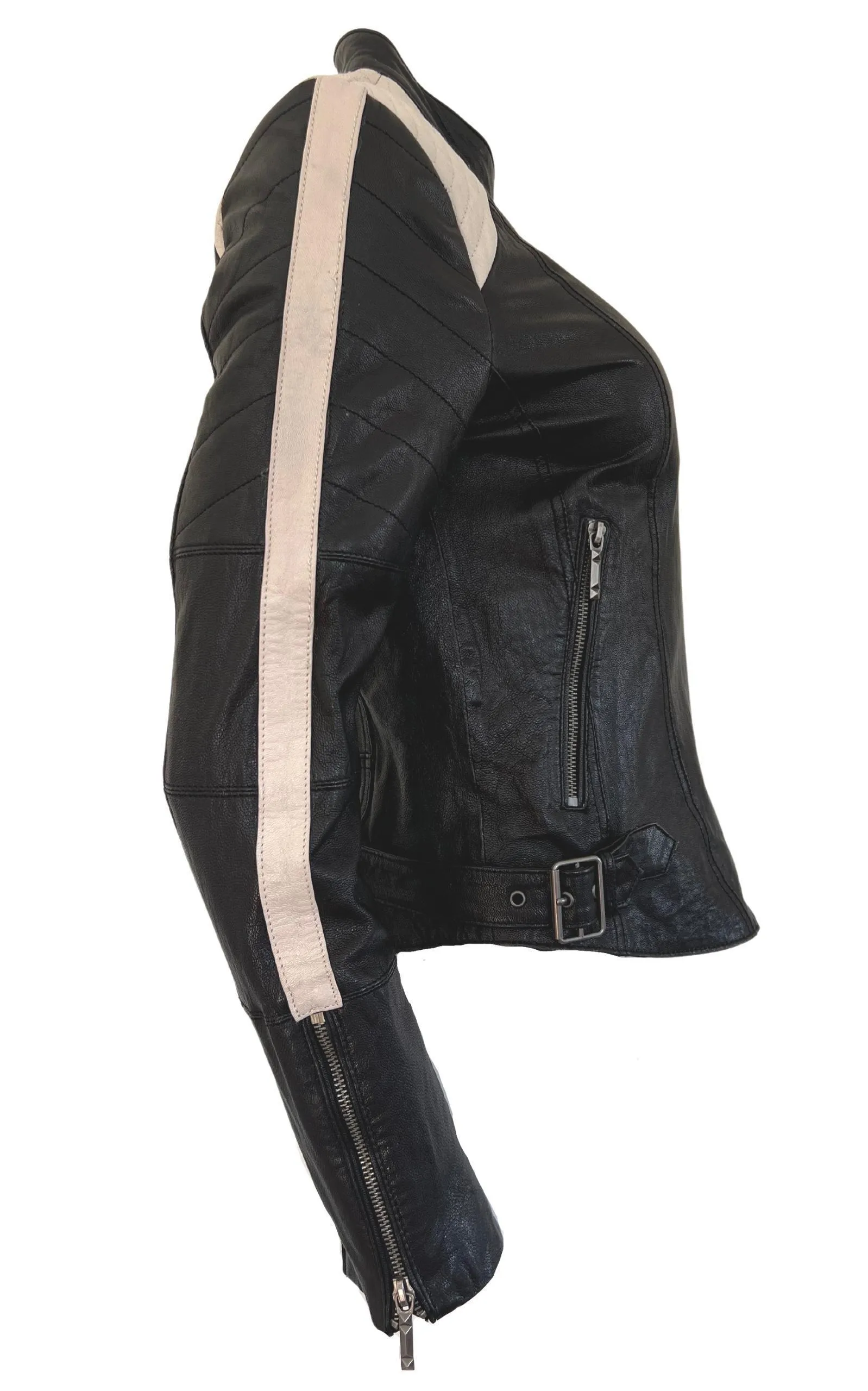 Moto Leather Jacket sold by Runaway Catalog product image thumbnail 3
