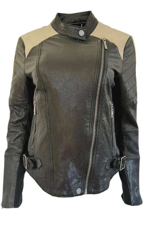 Moto Leather Jacket sold by Runaway Catalog