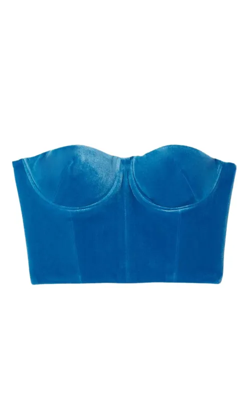 Velvet Bustier Top sold by Runaway Catalog