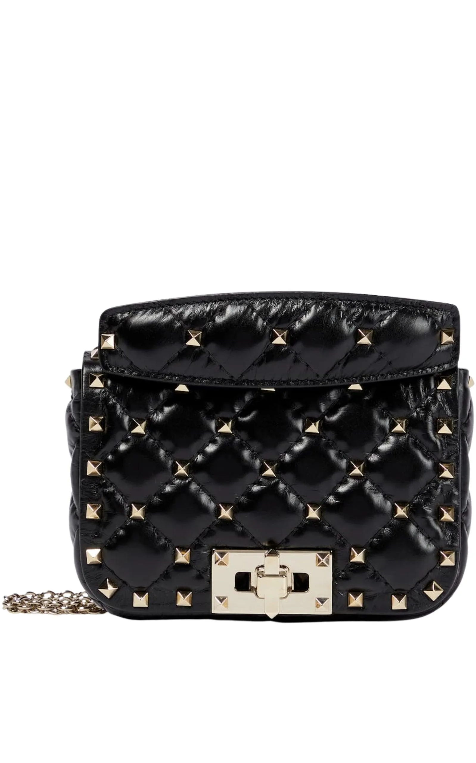Rockstud Spike Mini Leather Shoulder Bag sold by Runaway Catalog