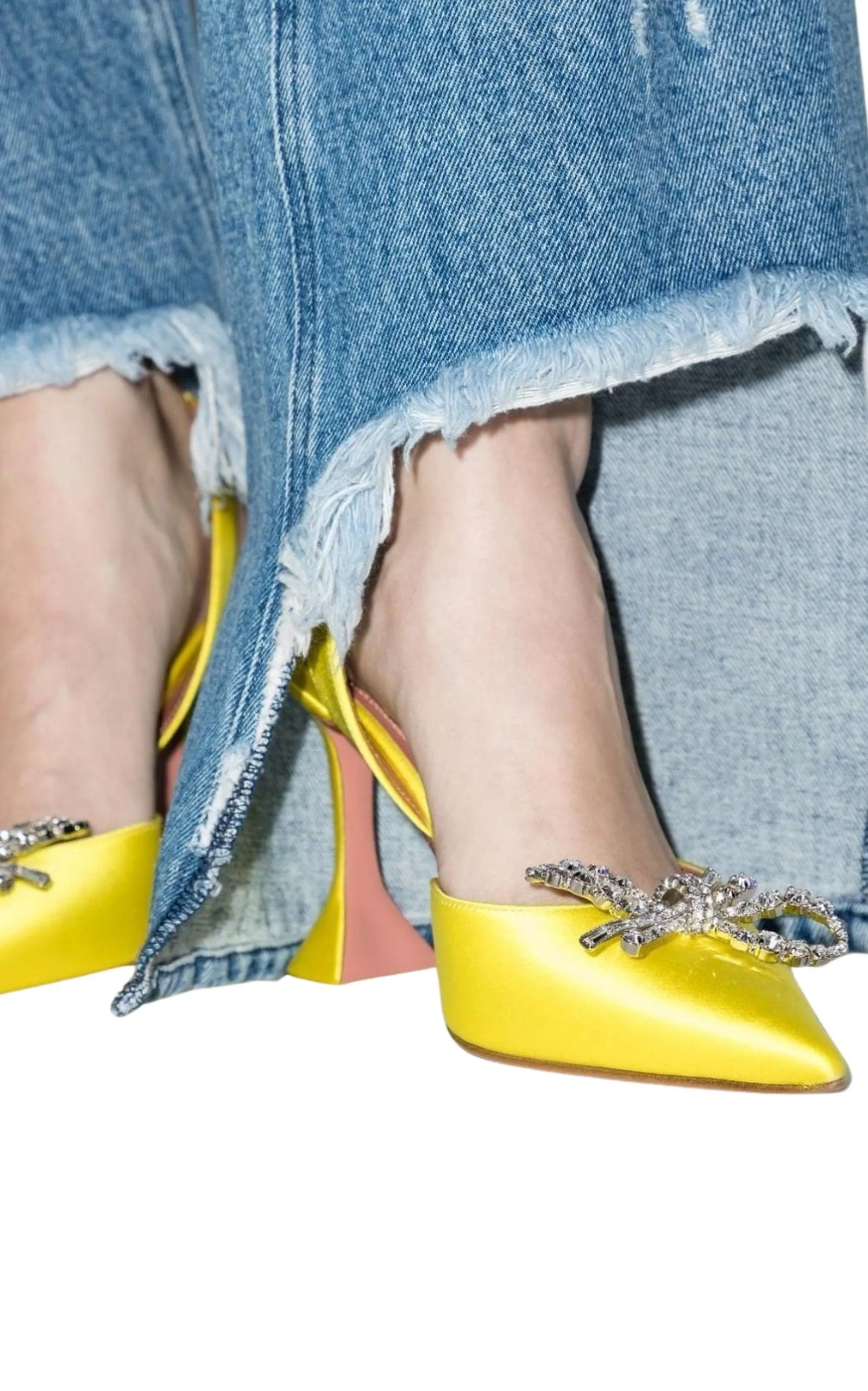 Yellow Rosie Sling Heels sold by Runaway Catalog product image thumbnail 2