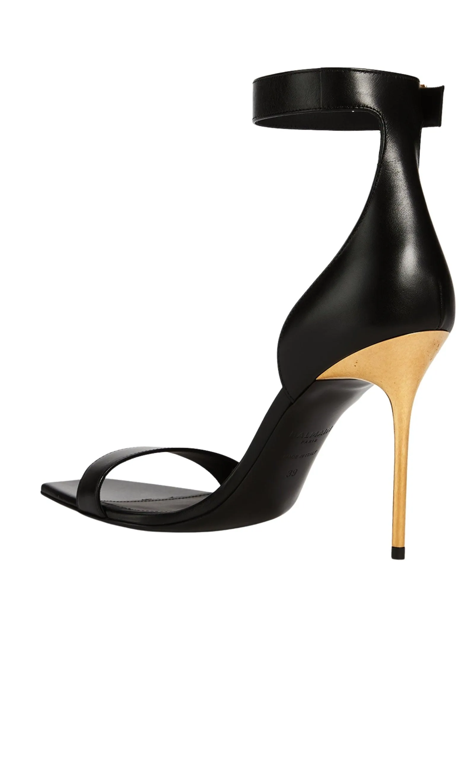 Black Leather Uma Sandals sold by Runaway Catalog product image thumbnail 4