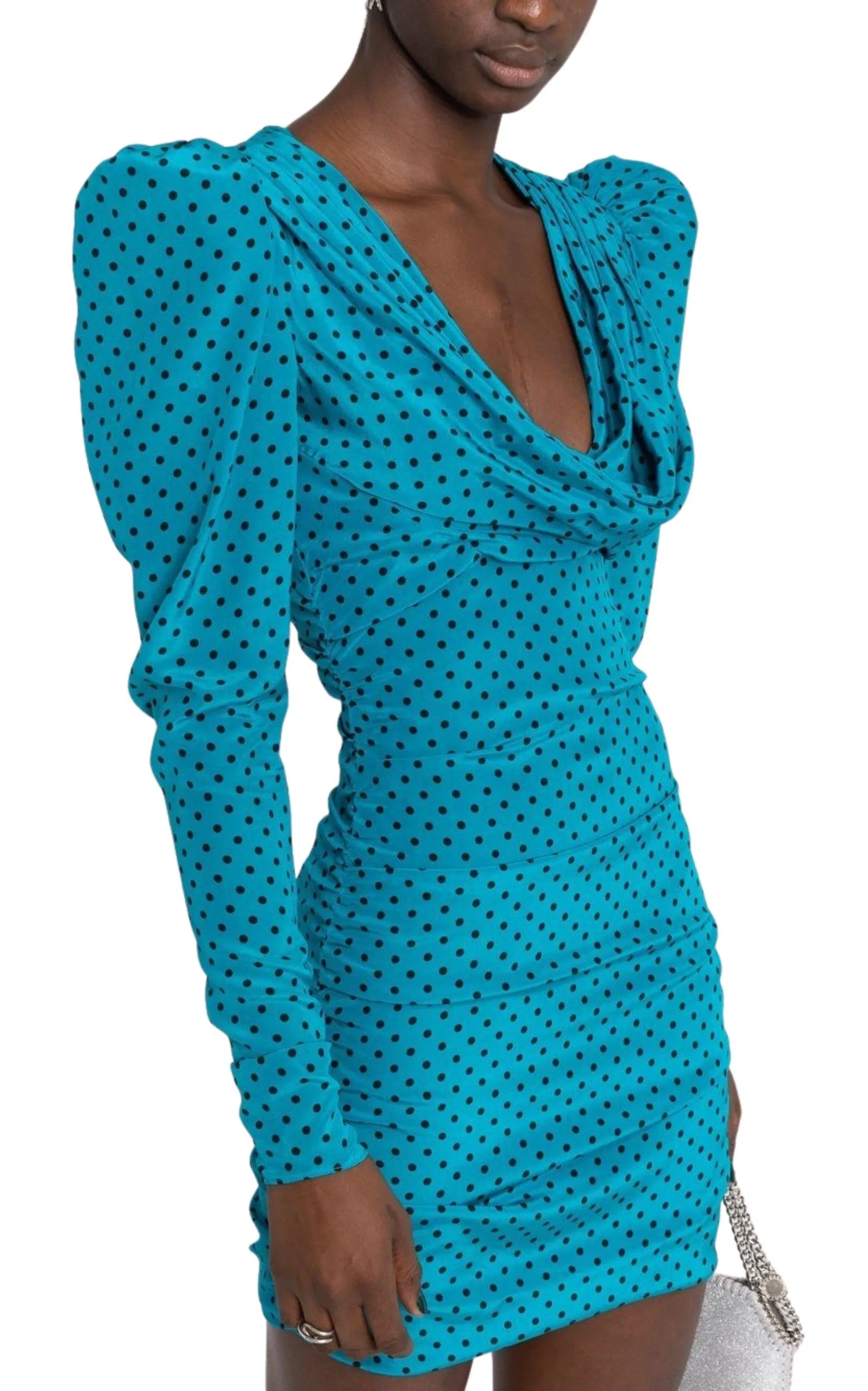 Polka-dot Silk Draped Mini sold by Runaway Catalog product image thumbnail 5