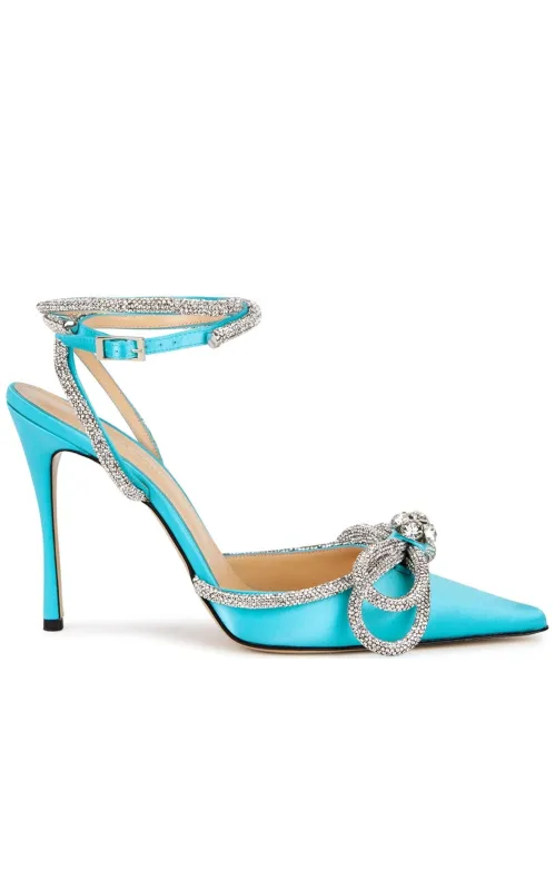 Crystal-embellished Satin Pumps sold by Runaway Catalog