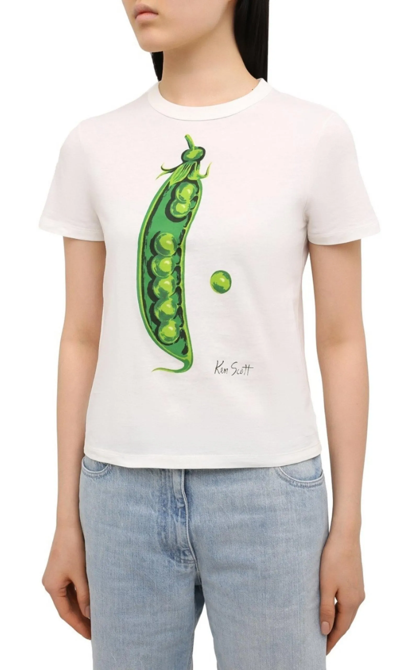 x Ken Scott Pea Print T-shirt sold by Runaway Catalog product image thumbnail 4