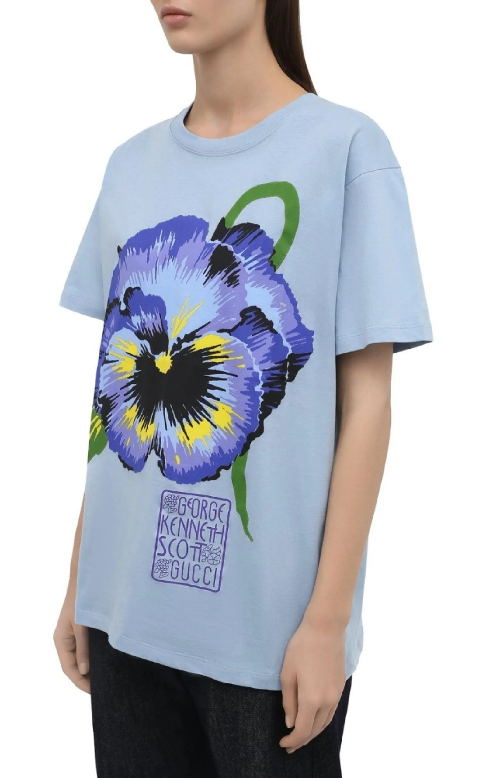 x Ken Scott Floral Print T-shirt sold by Runaway Catalog product image thumbnail 3