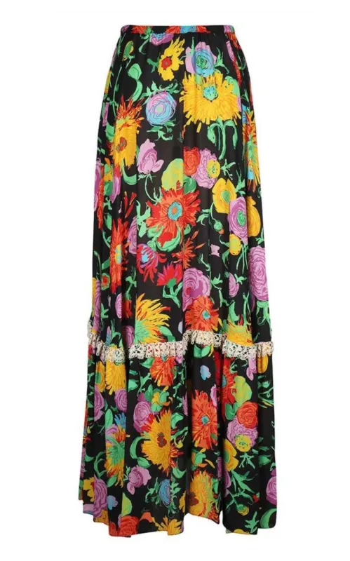 Ken Scott- Print Viscose Skirt sold by Runaway Catalog