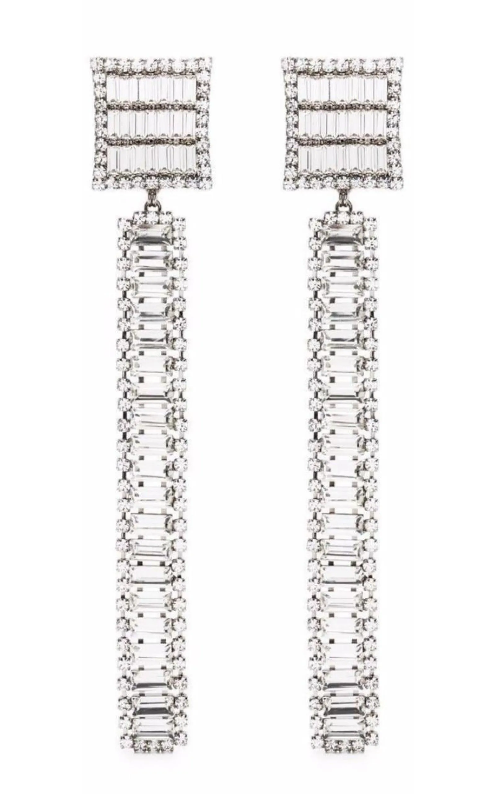 Long Crystal-embellished Earrings sold by Runaway Catalog