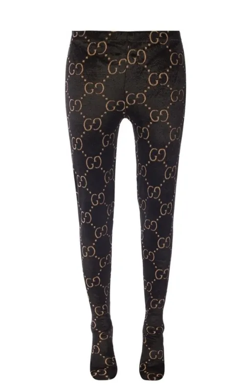 Jacquard Logo Wool Tights sold by Runaway Catalog