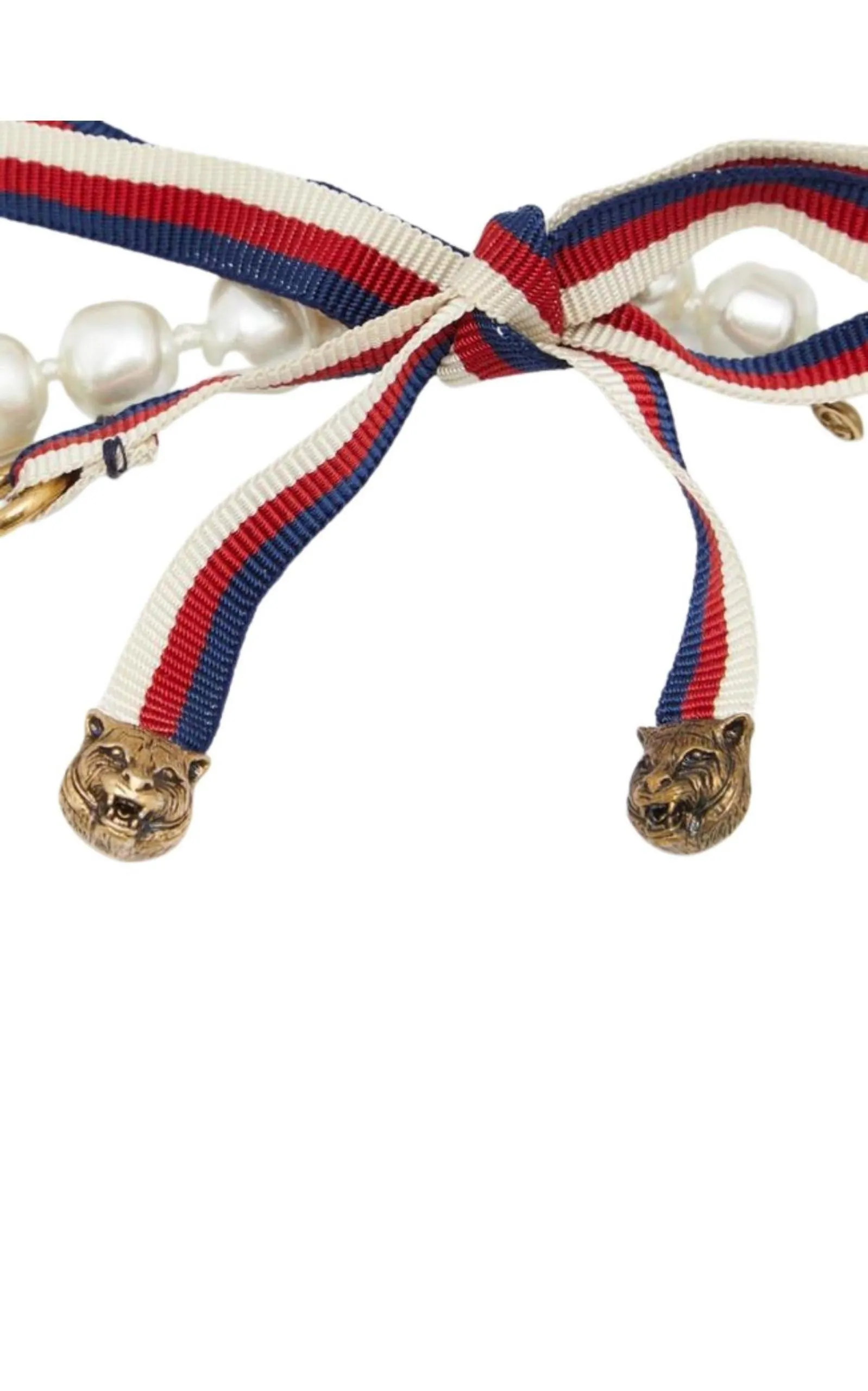 White Faux Pearls Necklace sold by Runaway Catalog product image thumbnail 4