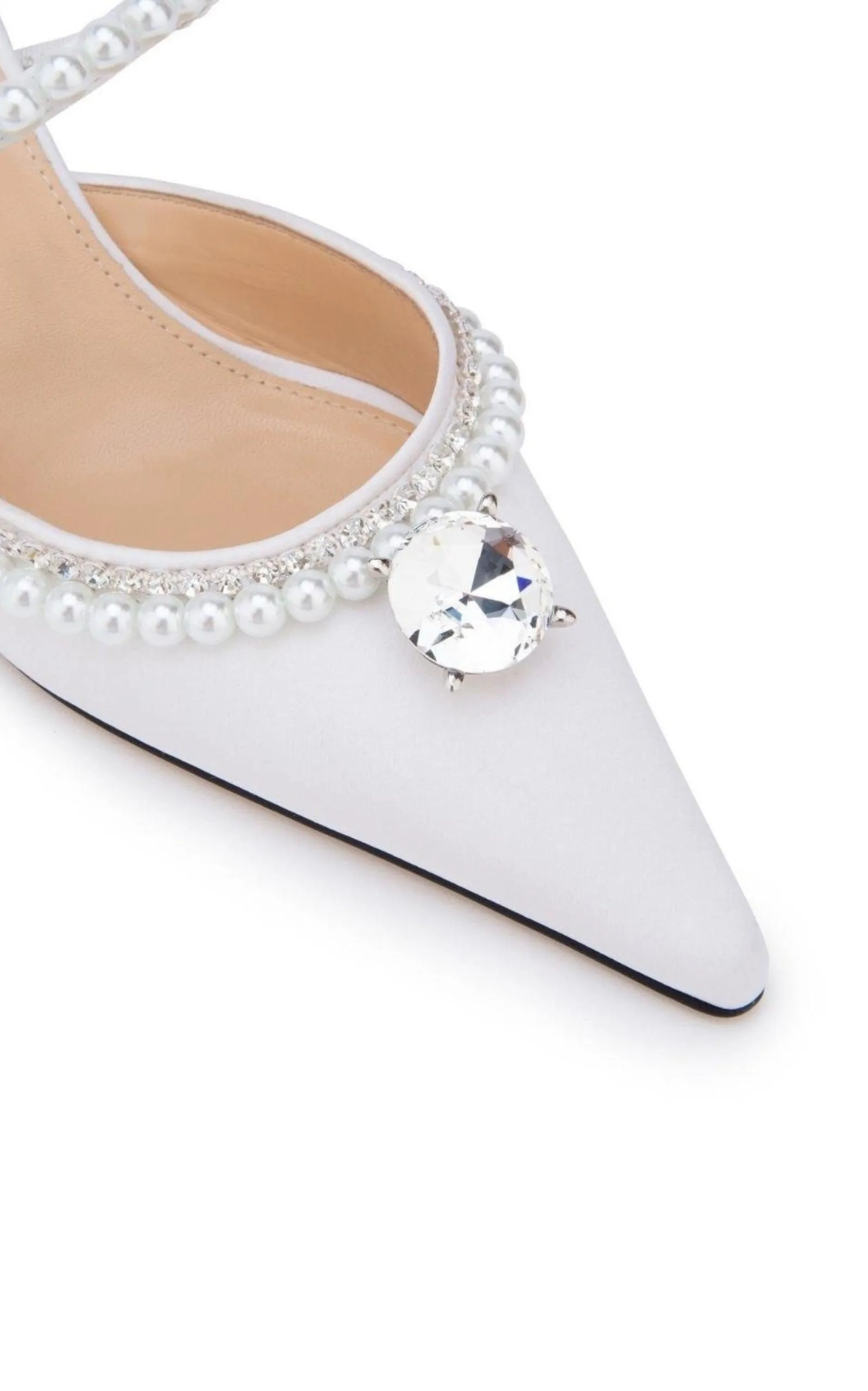 White Diamond & Pearl 65 Heels sold by Runaway Catalog product image thumbnail 3