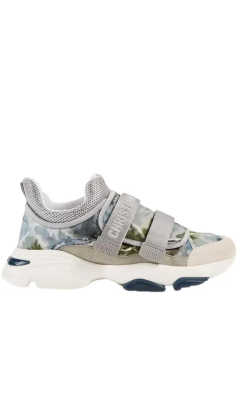 D-Wander Camouflage Techno Fabric Sneakers made by Dior