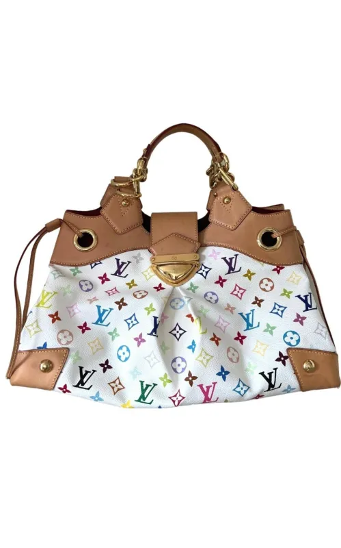 White Multicolor Monogram Canvas Ursula Bag sold by Runaway Catalog