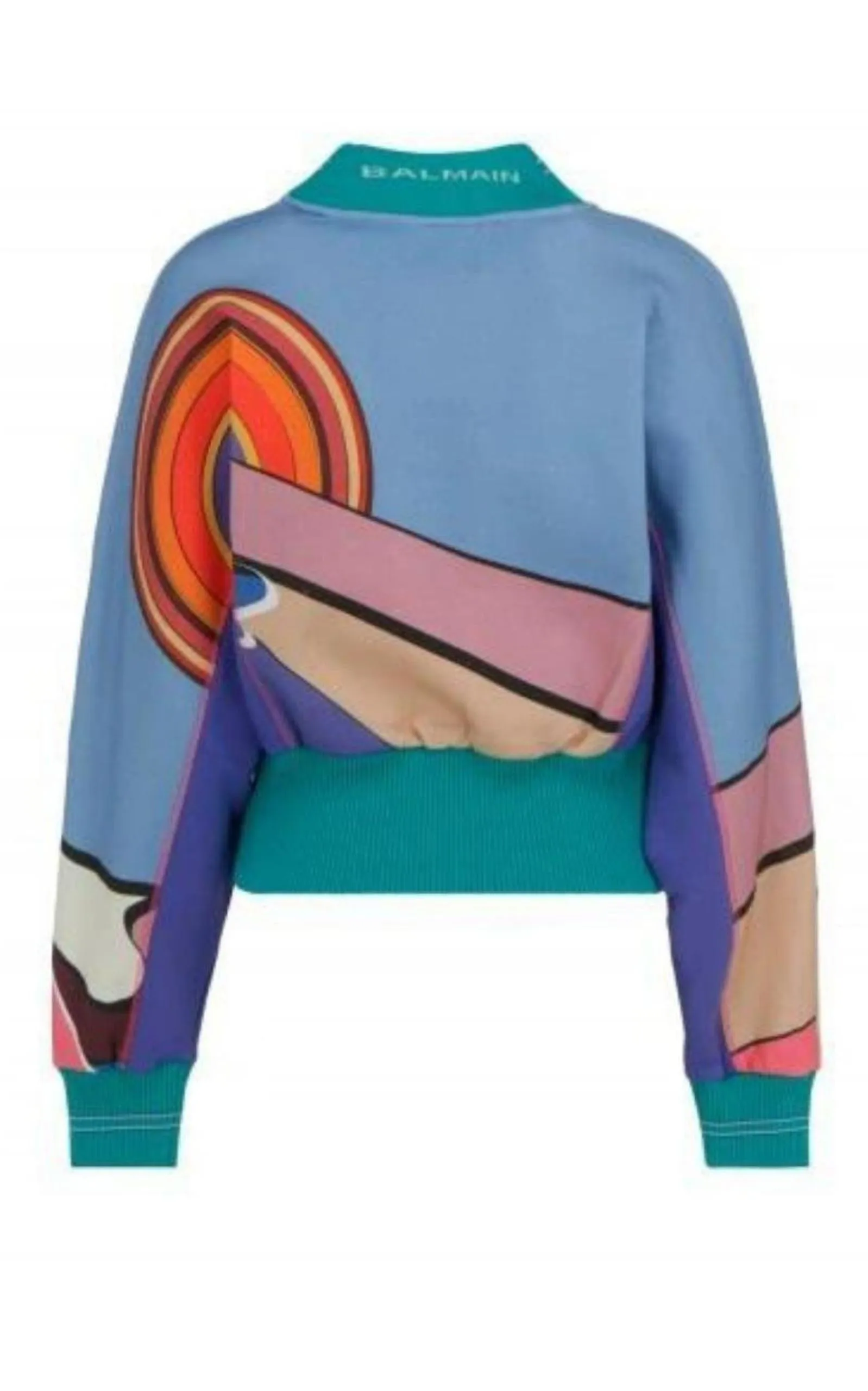 Geometric Print Crewneck Sweatshirt sold by Runaway Catalog product image thumbnail 5