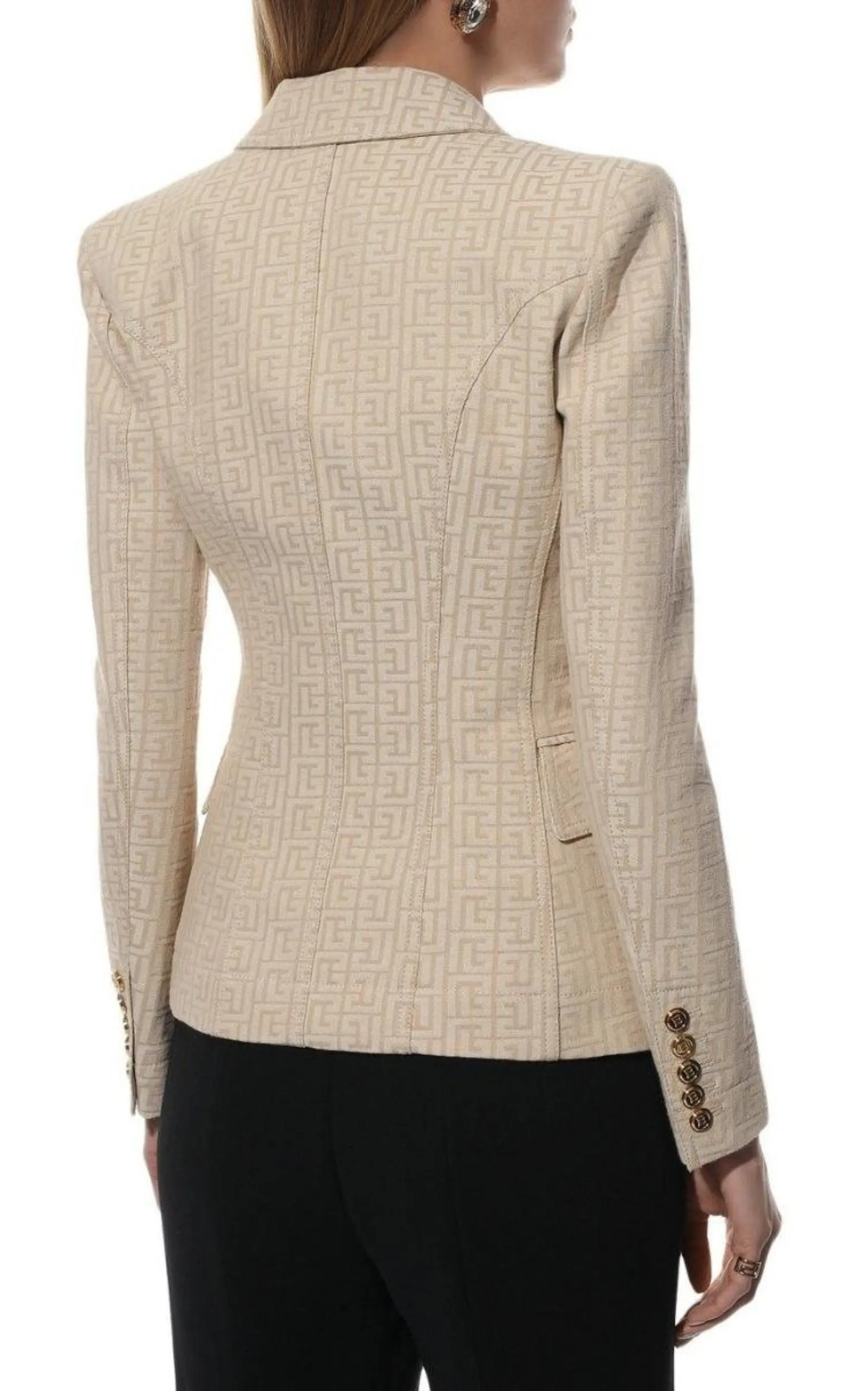 Monogram Jacquard Double Breasted Jacket sold by Runaway Catalog product image thumbnail 4