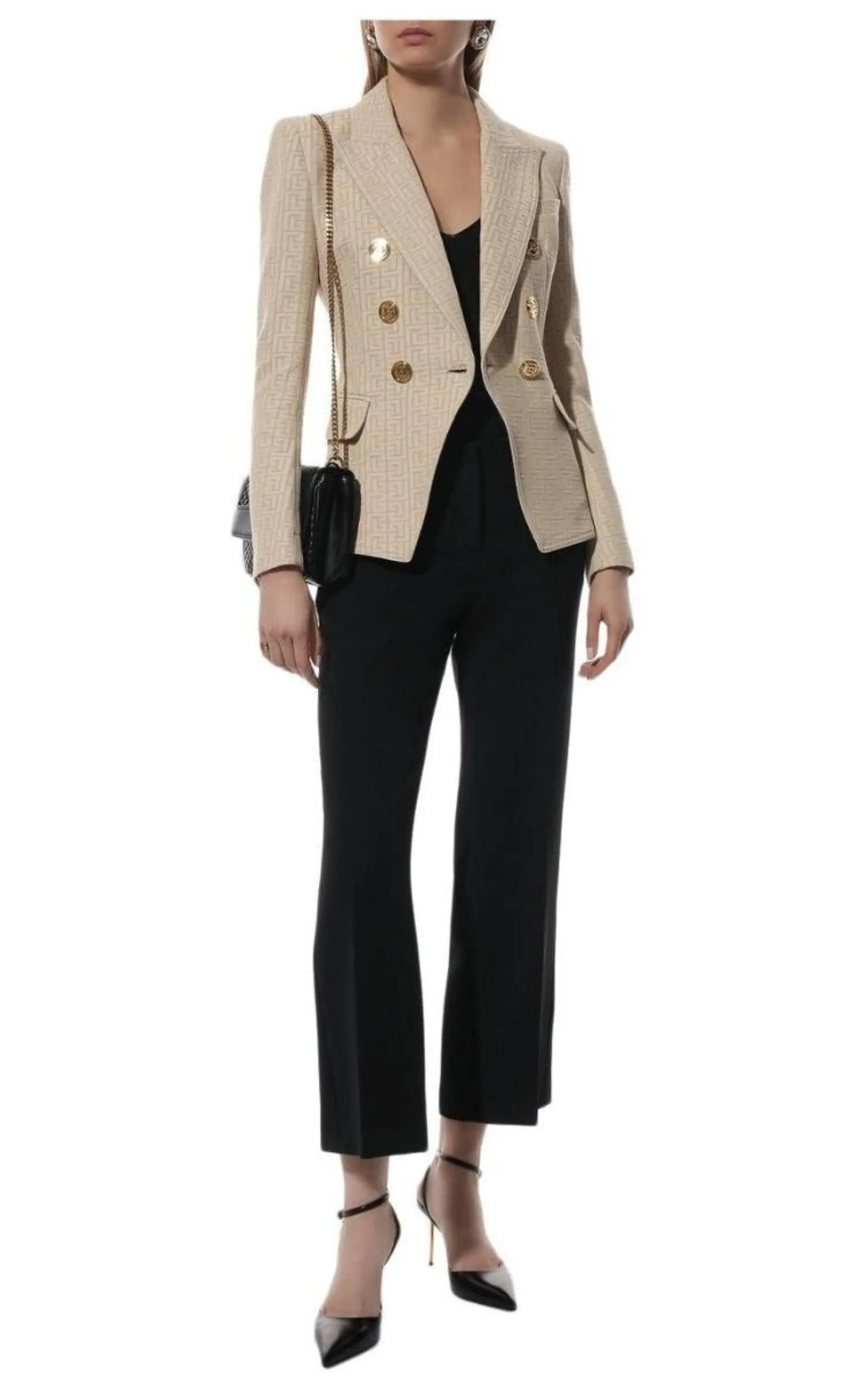 Monogram Jacquard Double Breasted Jacket sold by Runaway Catalog product image thumbnail 2