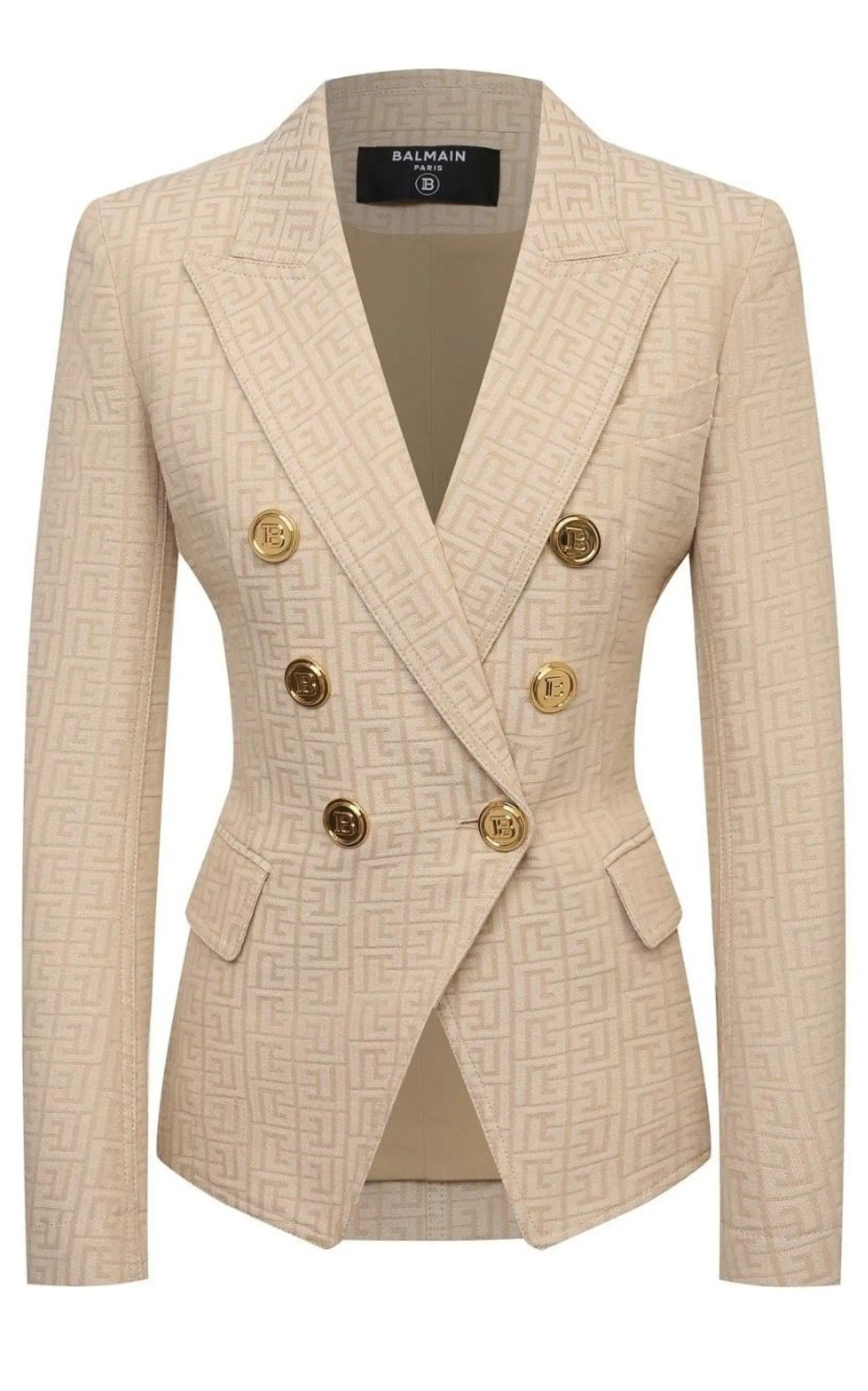 Monogram Jacquard Double Breasted Jacket sold by Runaway Catalog