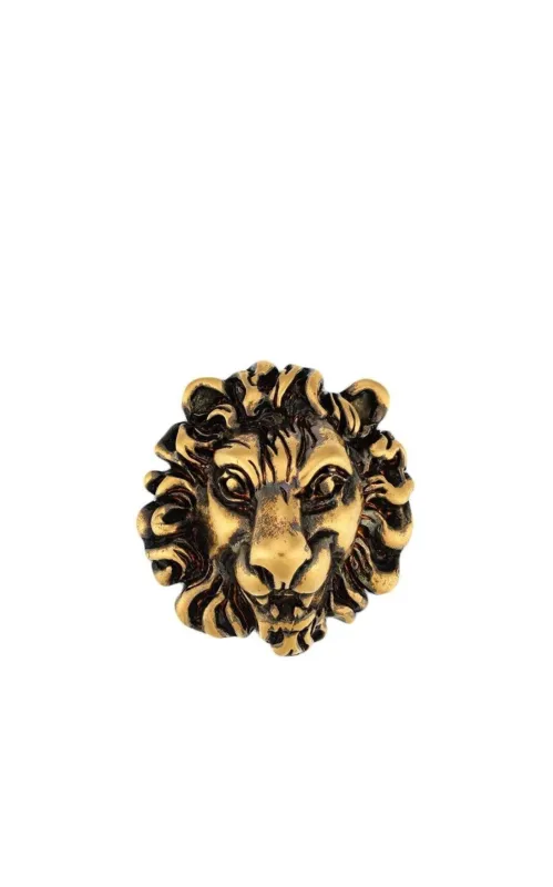 Lion Embellished Brooch sold by Runaway Catalog