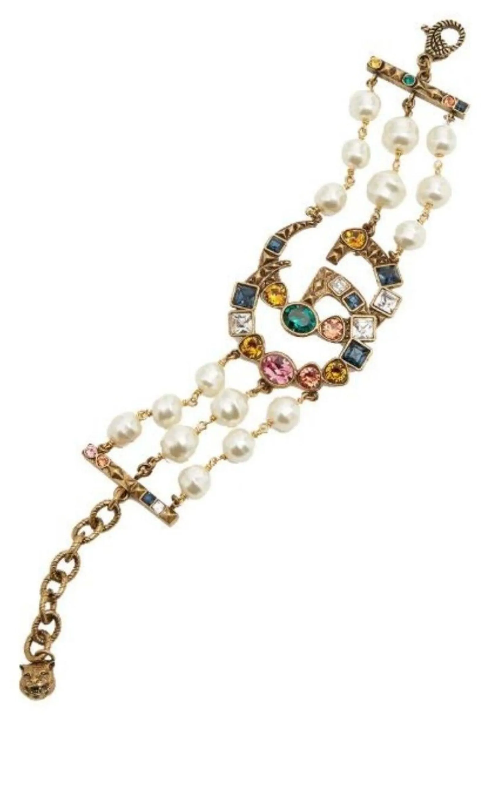 Crystal Double G Bracelet sold by Runaway Catalog product image thumbnail 3