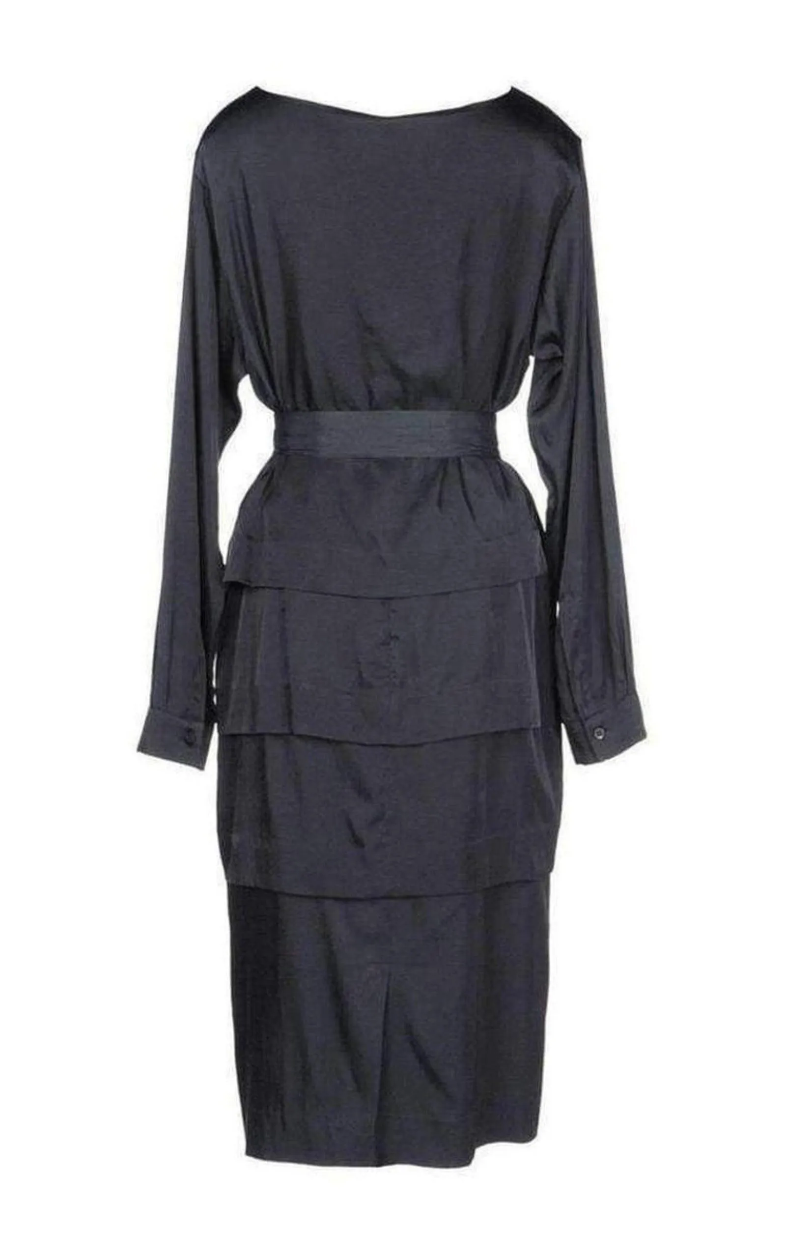Navy Cotton Blend Layered Dress sold by Runaway Catalog product image thumbnail 4