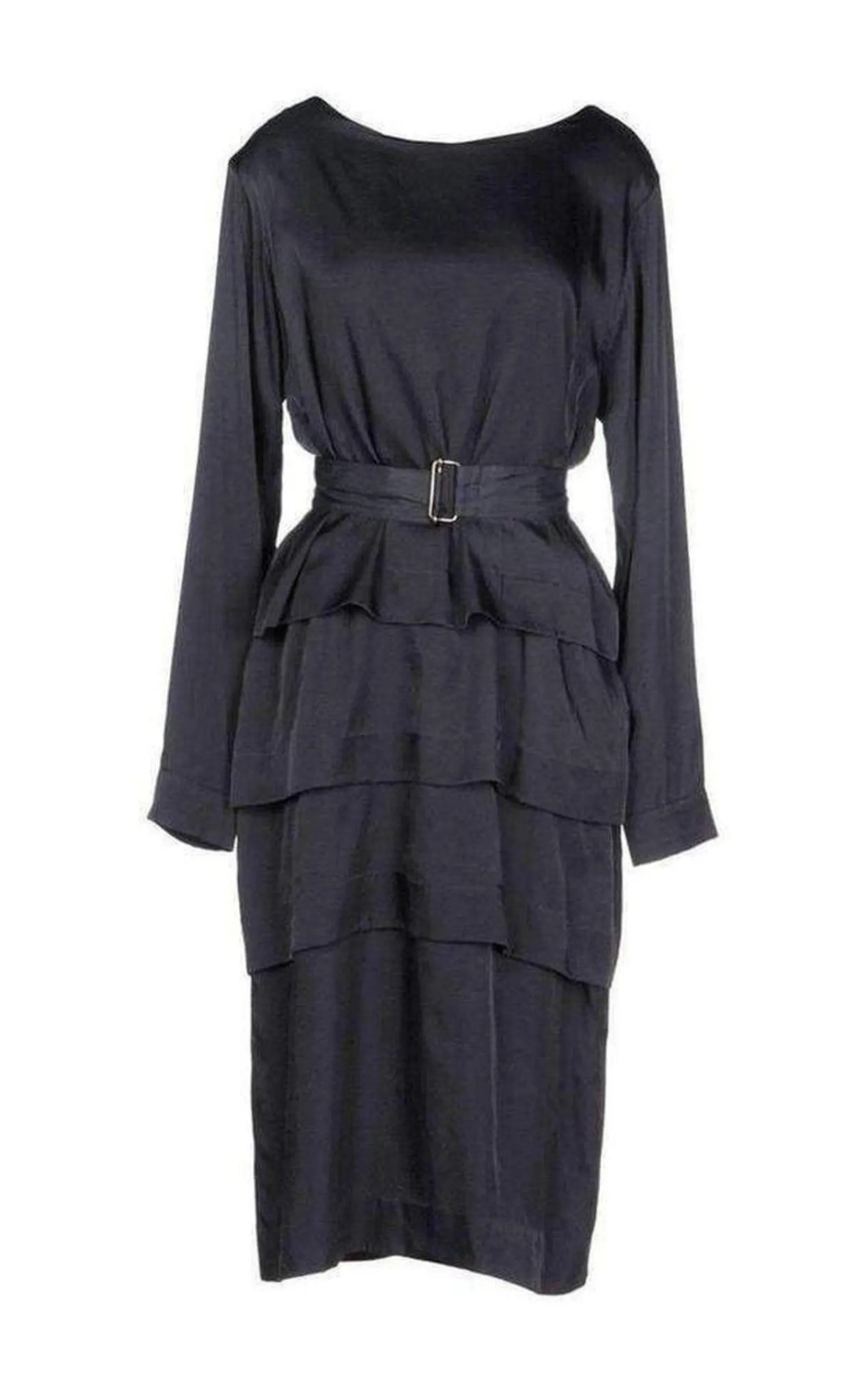 Navy Cotton Blend Layered Dress sold by Runaway Catalog