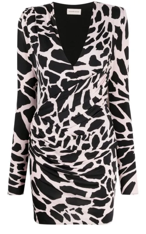 Giraffe Print Mini Dress made by Runaway Catalog