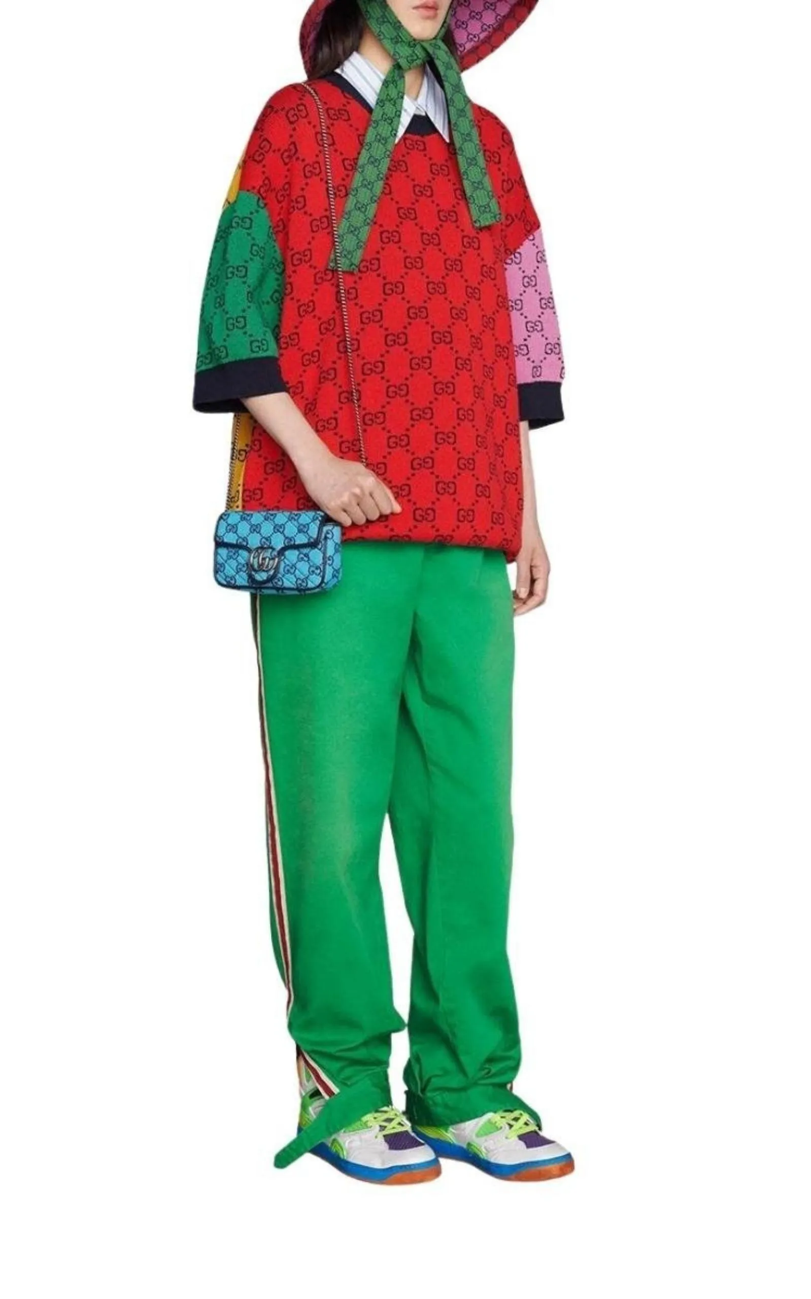 Blue GG Marmont Blue Super Mini Bag sold by Runaway Catalog product image thumbnail 2