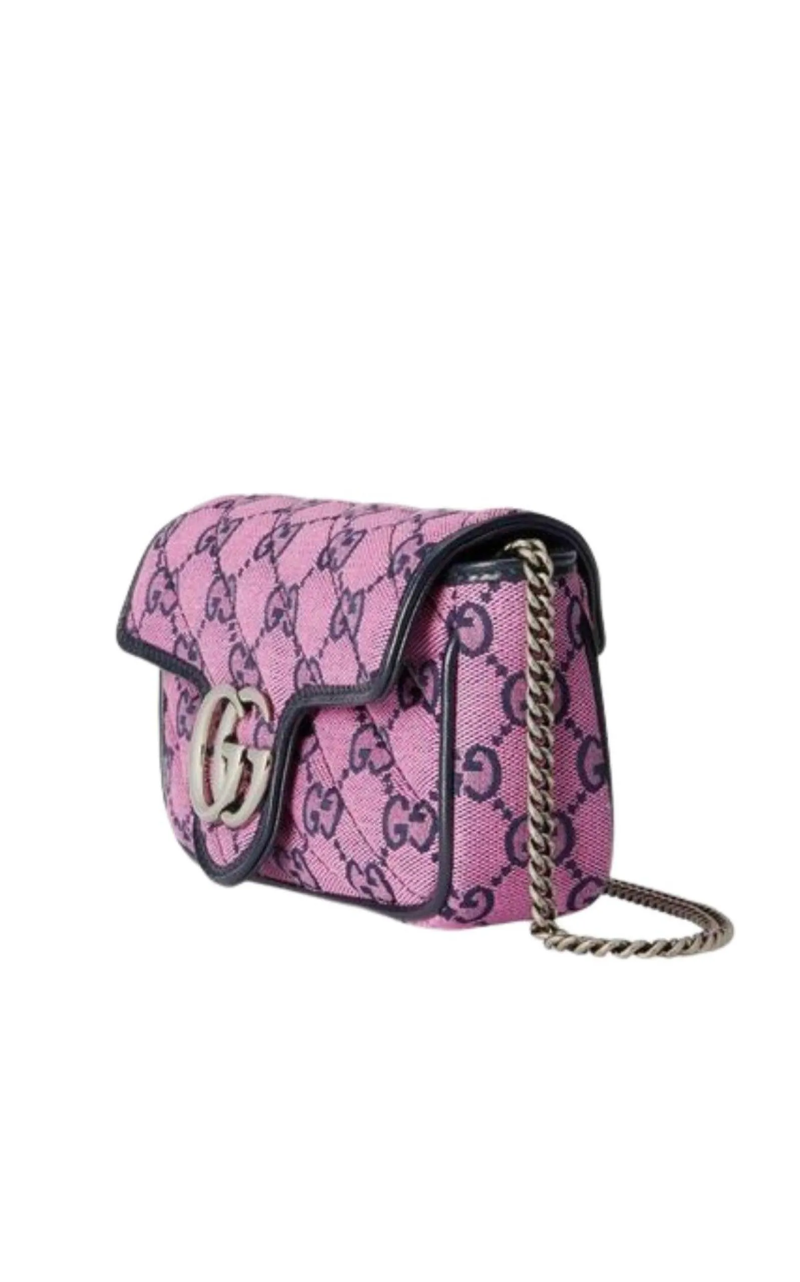 Pink GG Marmont Pink Super Mini Bag sold by Runaway Catalog product image thumbnail 5