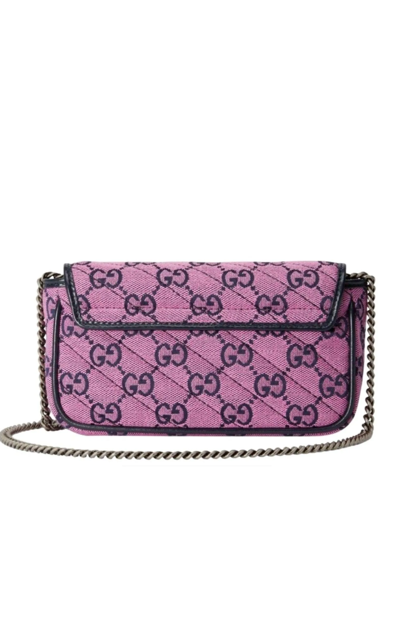 Pink GG Marmont Pink Super Mini Bag sold by Runaway Catalog product image thumbnail 3