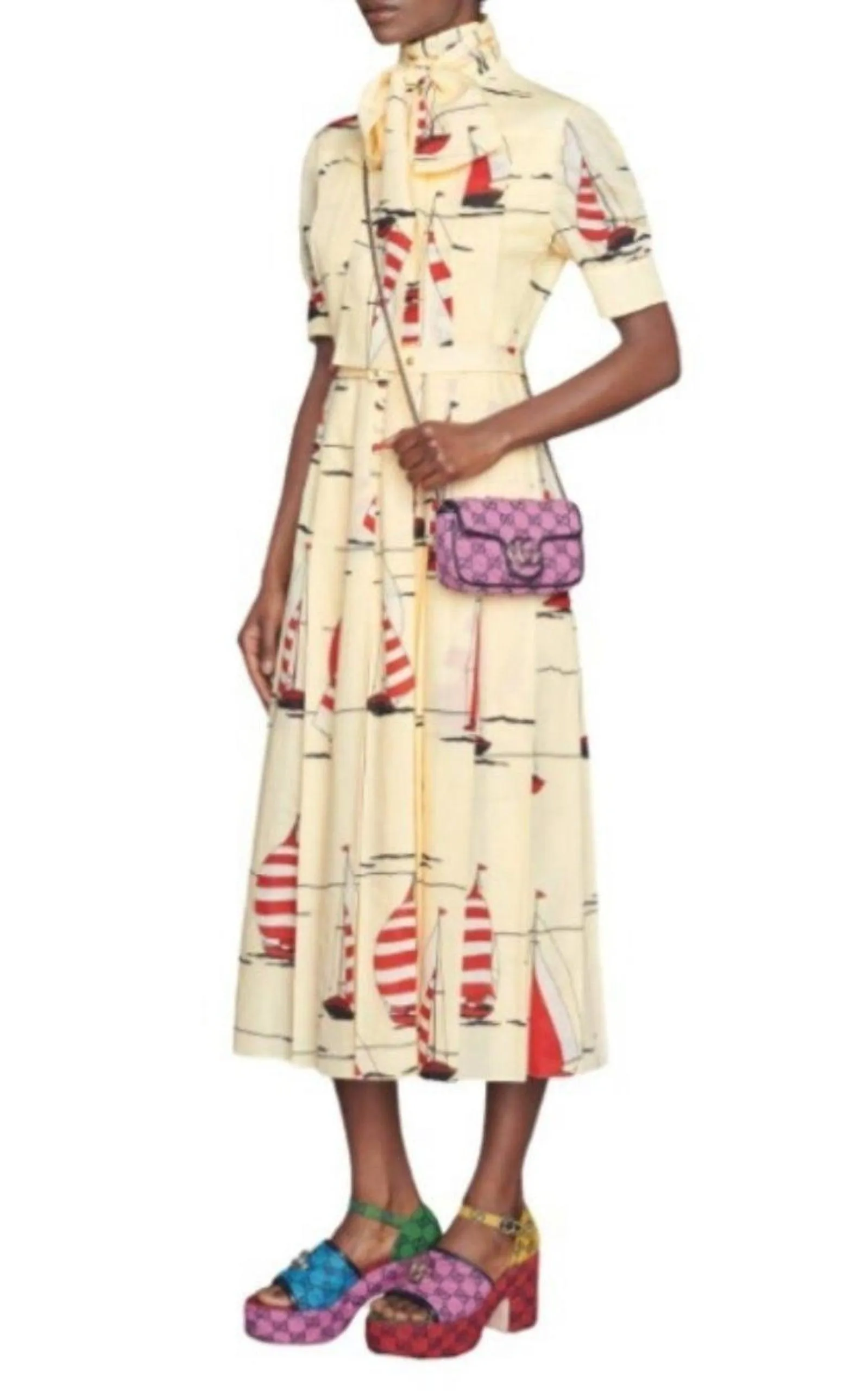 Pink GG Marmont Pink Super Mini Bag sold by Runaway Catalog product image thumbnail 2