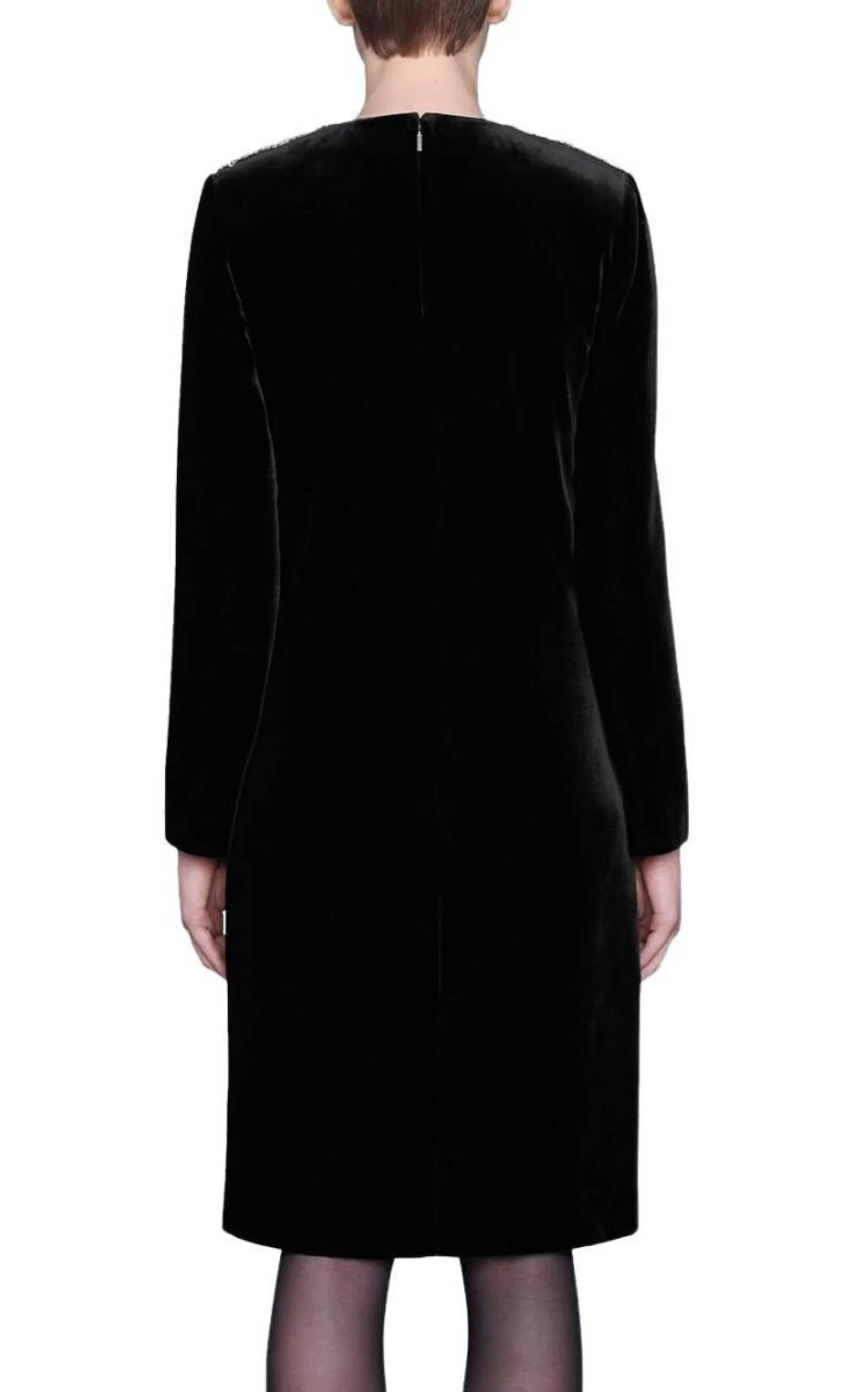 Crystal And Sequinned Butterfly Velvet Dress sold by Runaway Catalog product image thumbnail 3