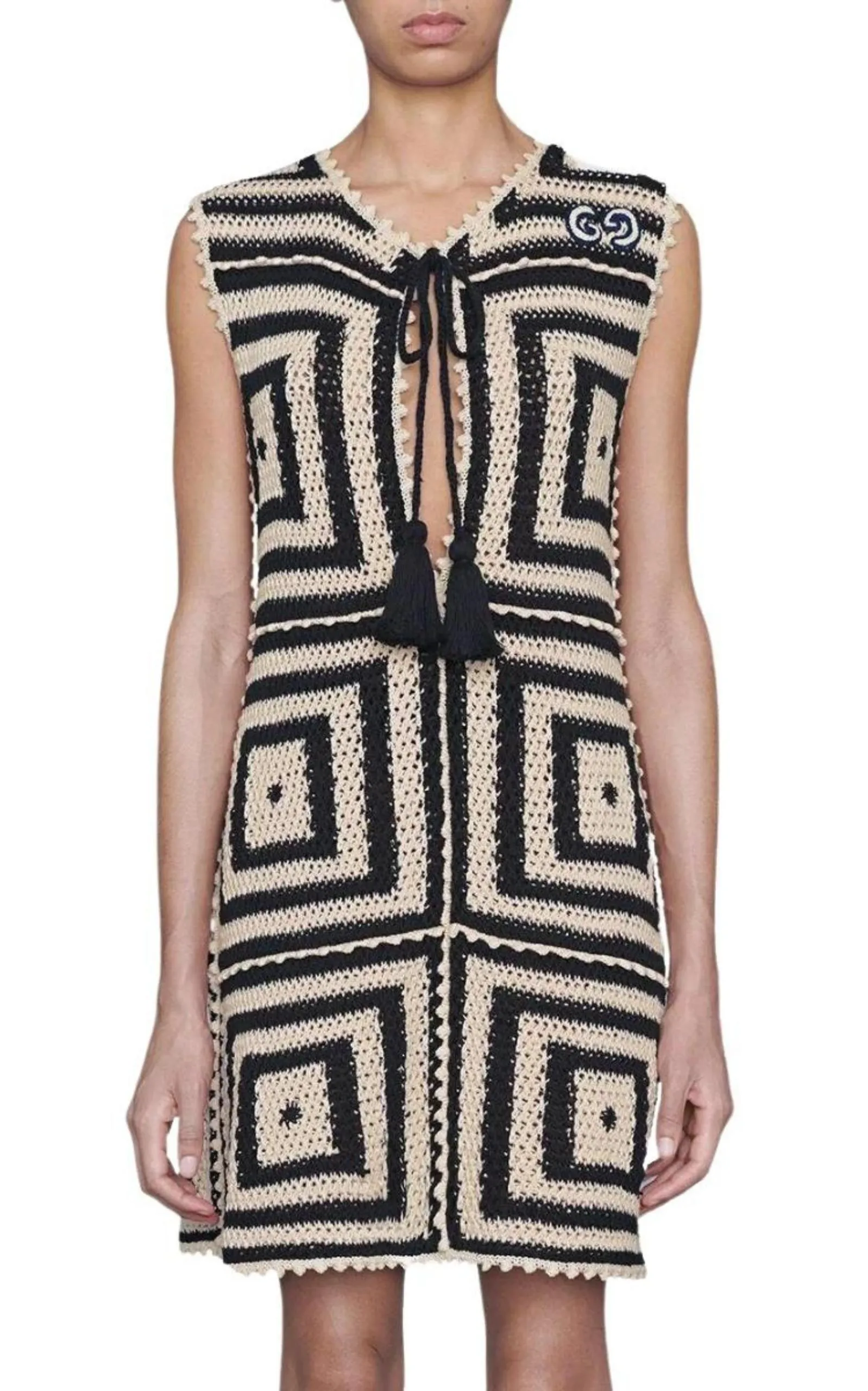 Crochet-knit Cotton Short Dress sold by Runaway Catalog product image thumbnail 2