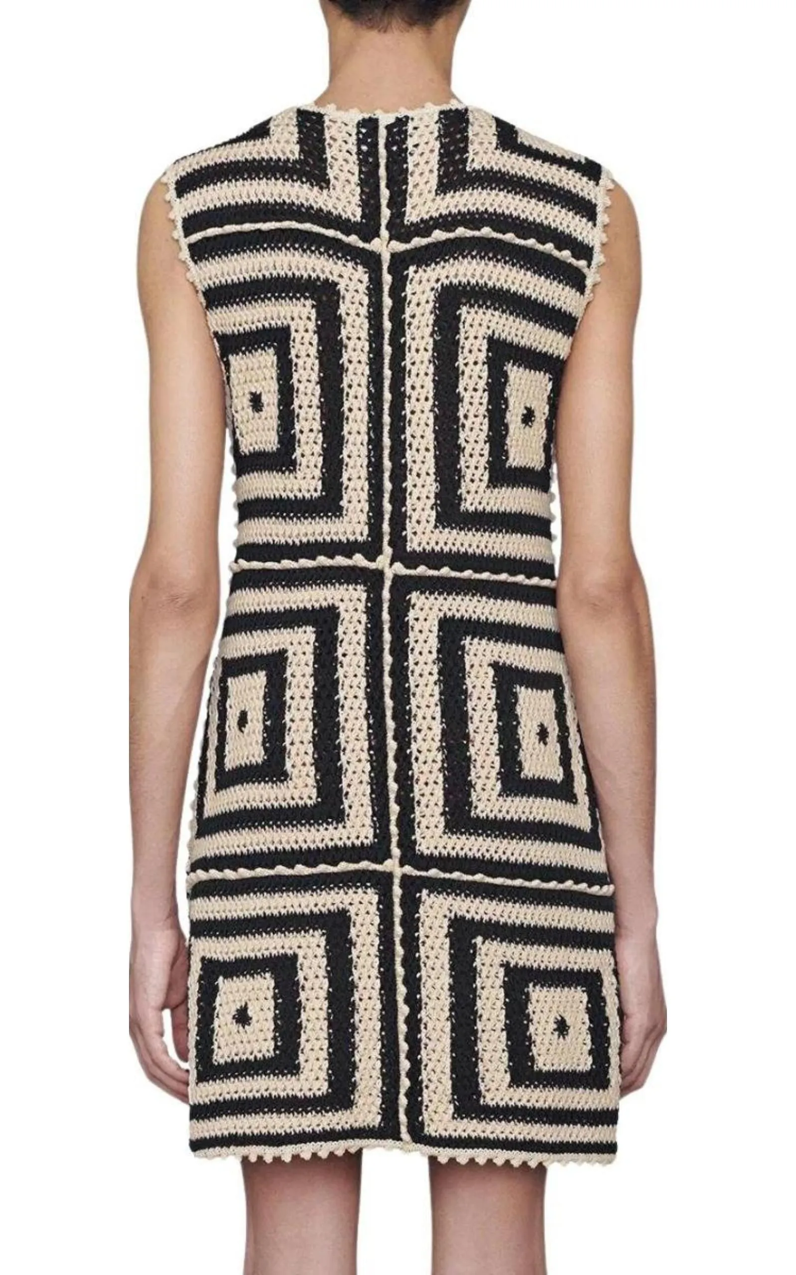 Crochet-knit Cotton Short Dress sold by Runaway Catalog product image thumbnail 3