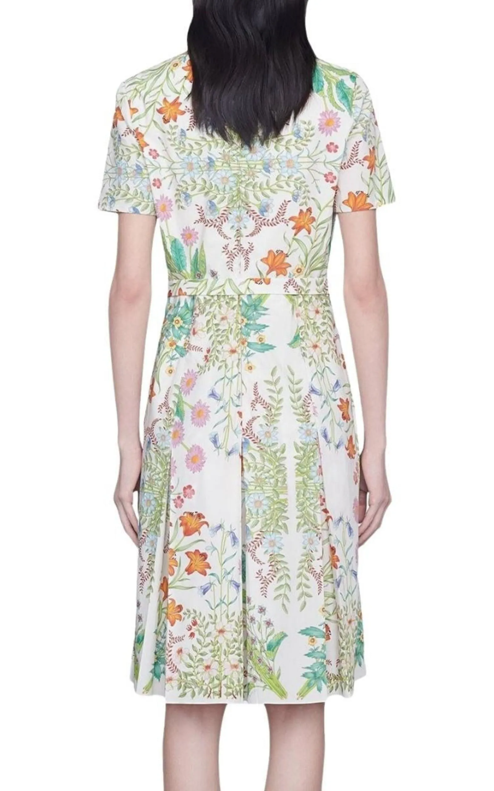Flora Print Cotton Midi Dress sold by Runaway Catalog product image thumbnail 3
