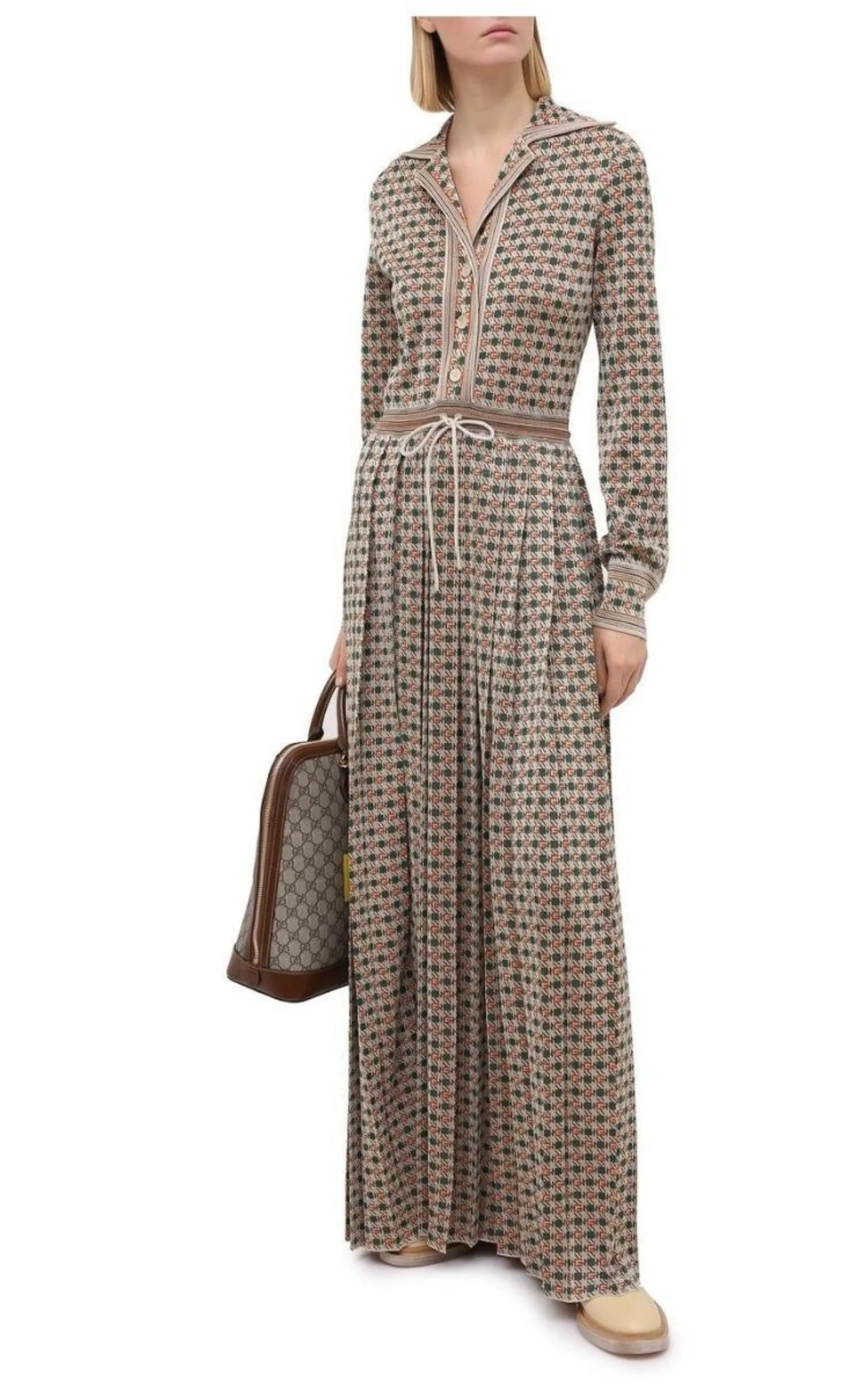 Gucci Long Square G Lamé Dress sold by Runaway Catalog product image thumbnail 2