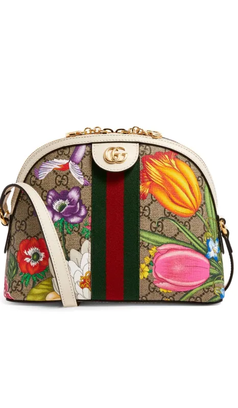 Small Ophidia Flora Shoulder Bag sold by Runaway Catalog