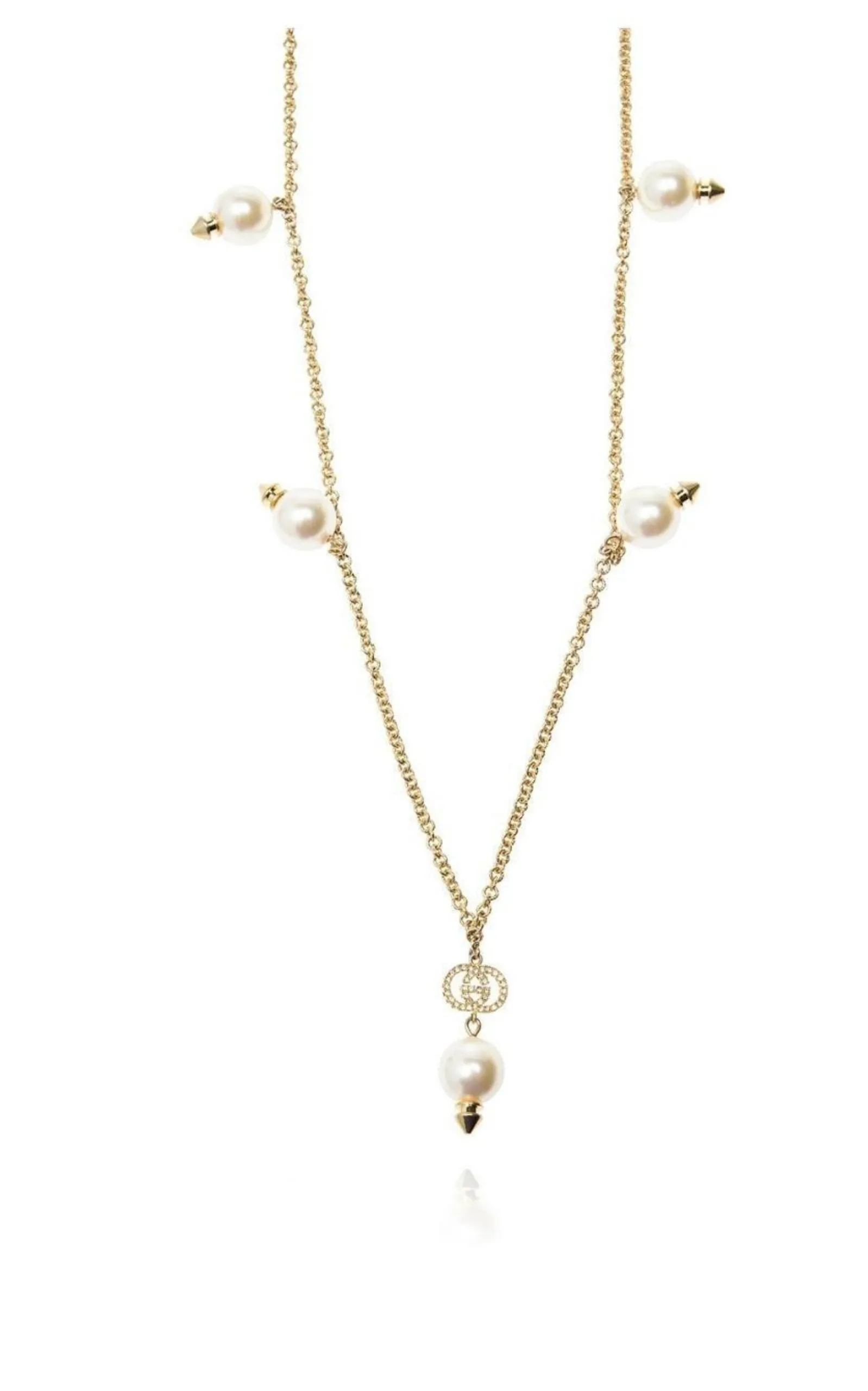 Interlocking G Pearls Pendant Necklace sold by Runaway Catalog product image thumbnail 3