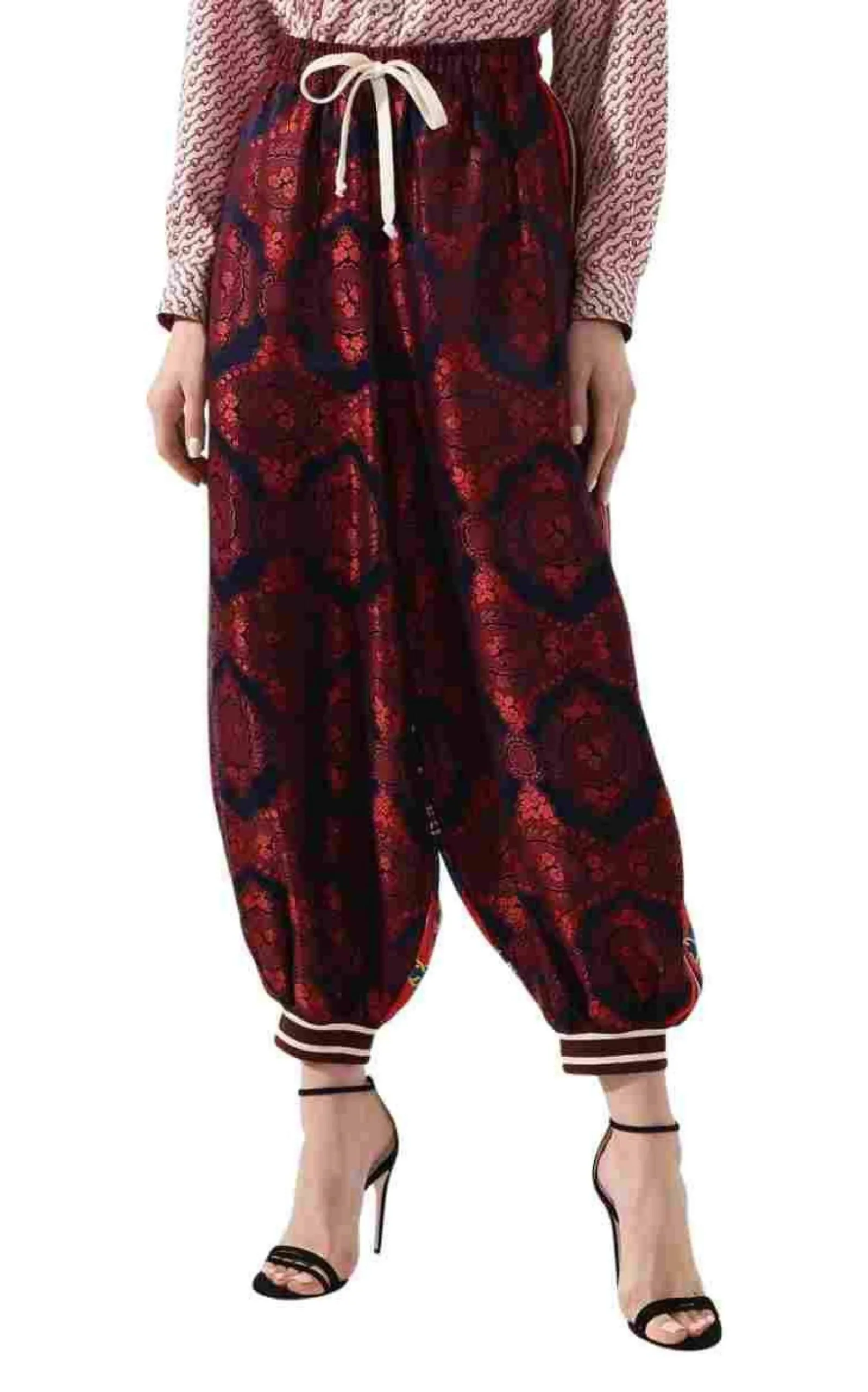 Silk Spice Blue Twill Trouser Jogger Pants sold by Runaway Catalog product image thumbnail 4
