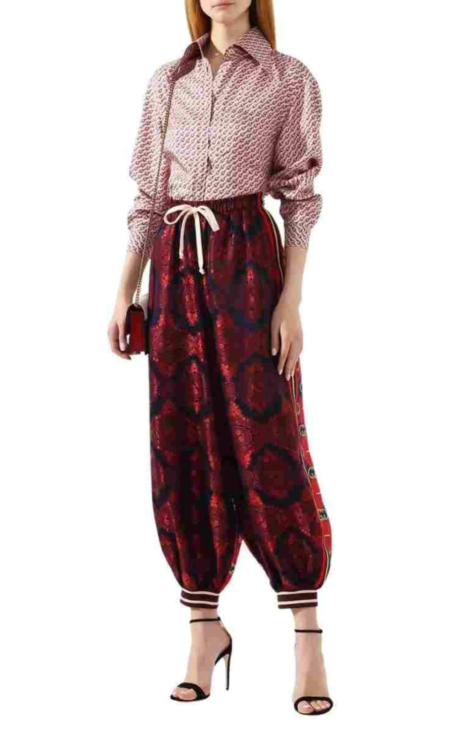 Silk Spice Blue Twill Trouser Jogger Pants sold by Runaway Catalog product image thumbnail 2