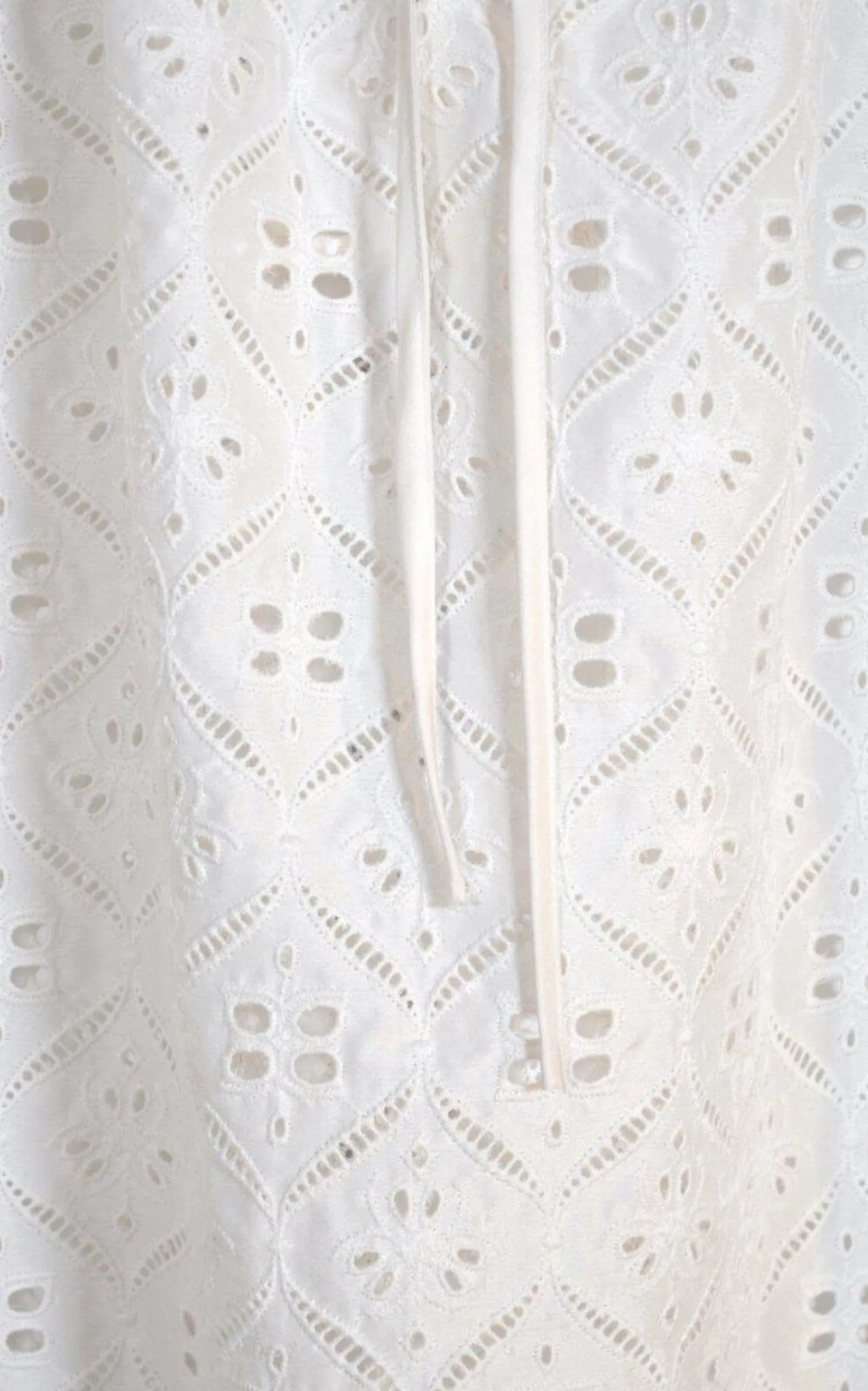 White Cotton Eyelet Top sold by Runaway Catalog product image thumbnail 4