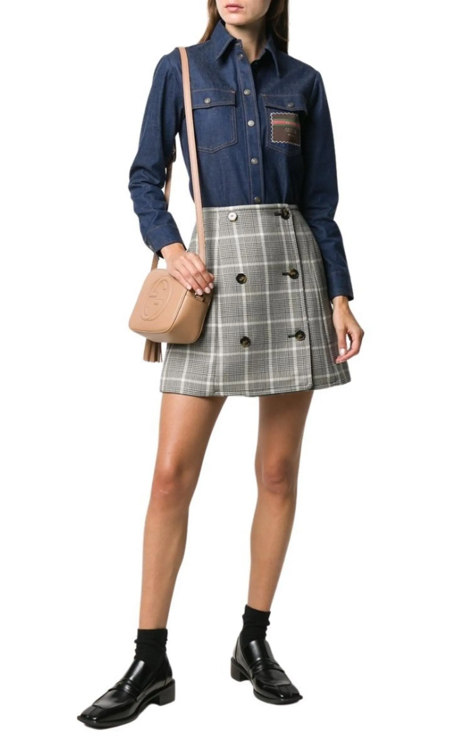 Logo-patch Denim Shirt sold by Runaway Catalog product image thumbnail 2